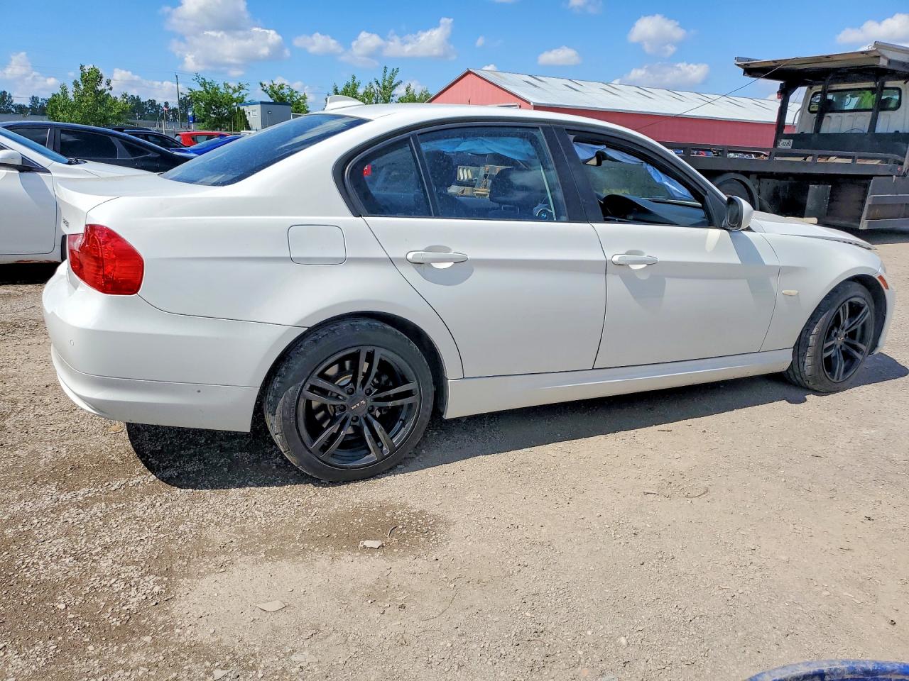 2011 Bmw 328 Xi White vin: WBAPK7C54BA974938