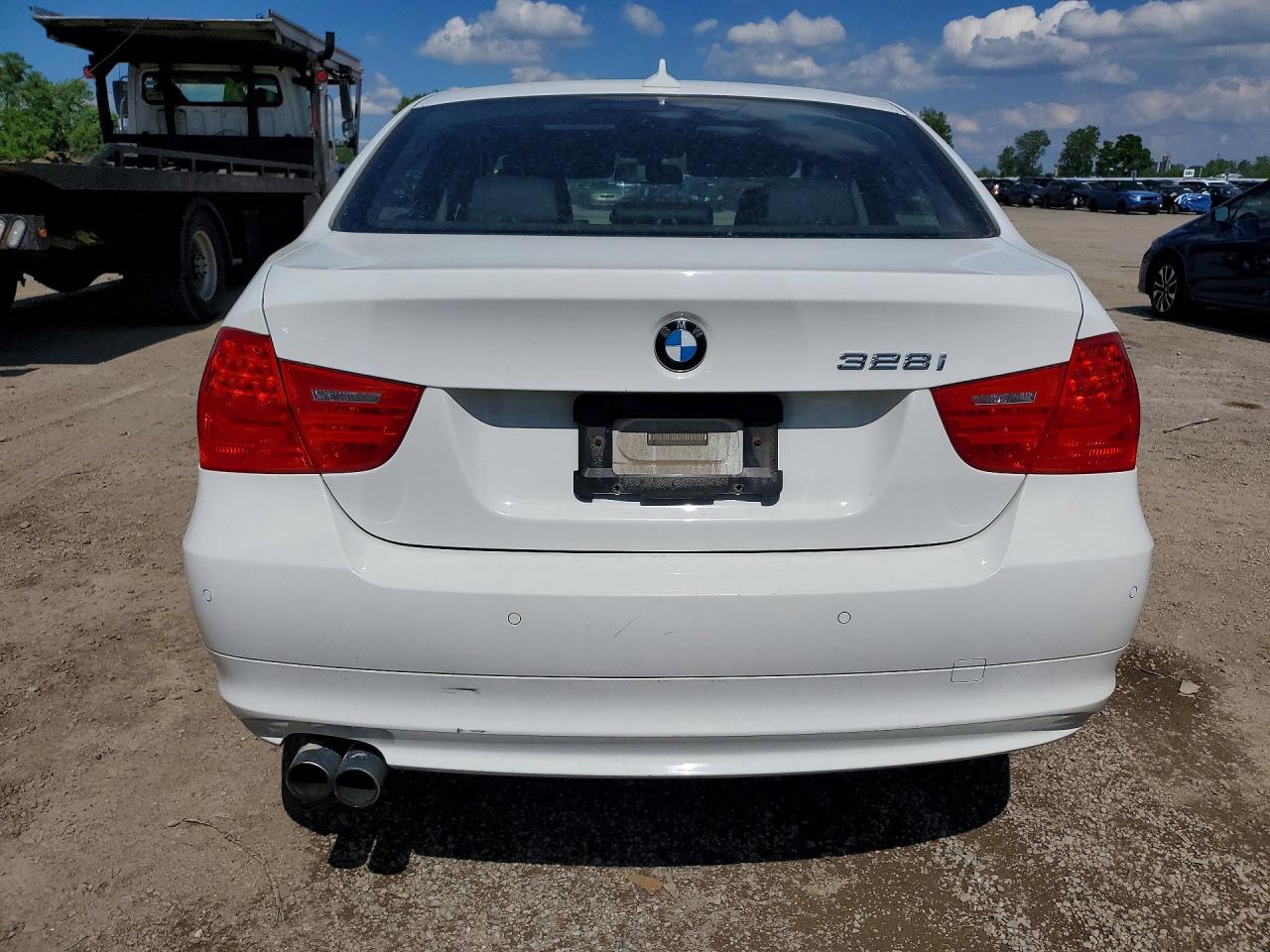 2011 Bmw 328 Xi White vin: WBAPK7C54BA974938