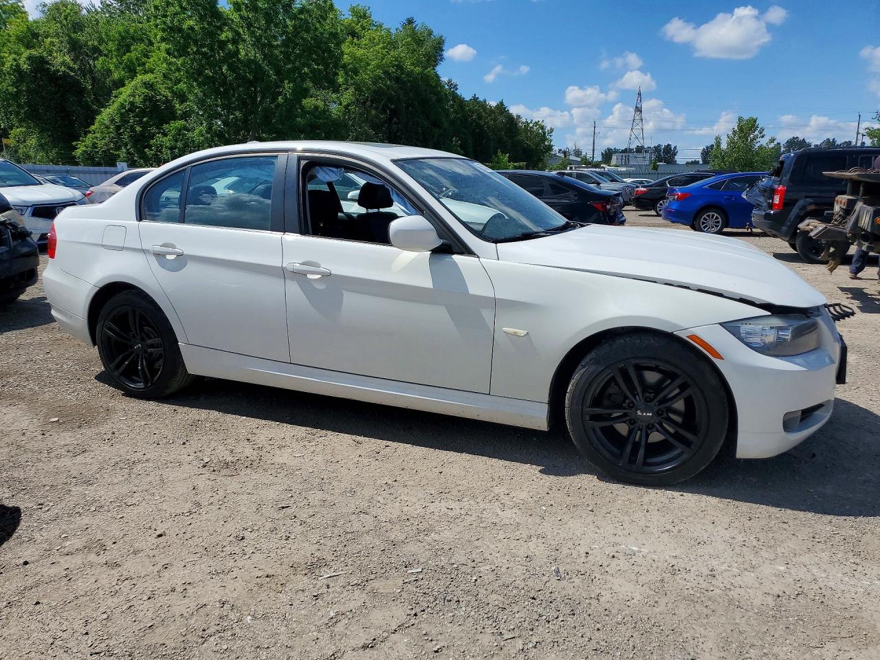 2011 Bmw 328 Xi White vin: WBAPK7C54BA974938