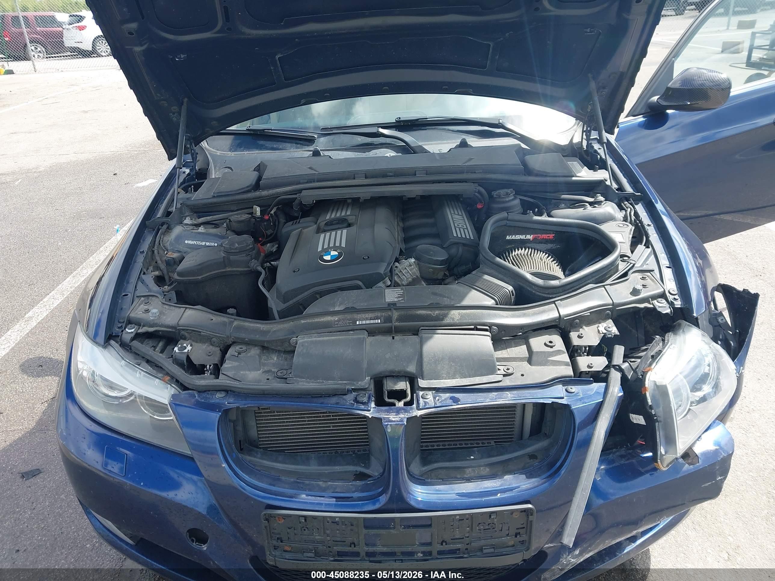 2011 Bmw 328i Xdrive Blue vin: WBAPK7C54BF195266