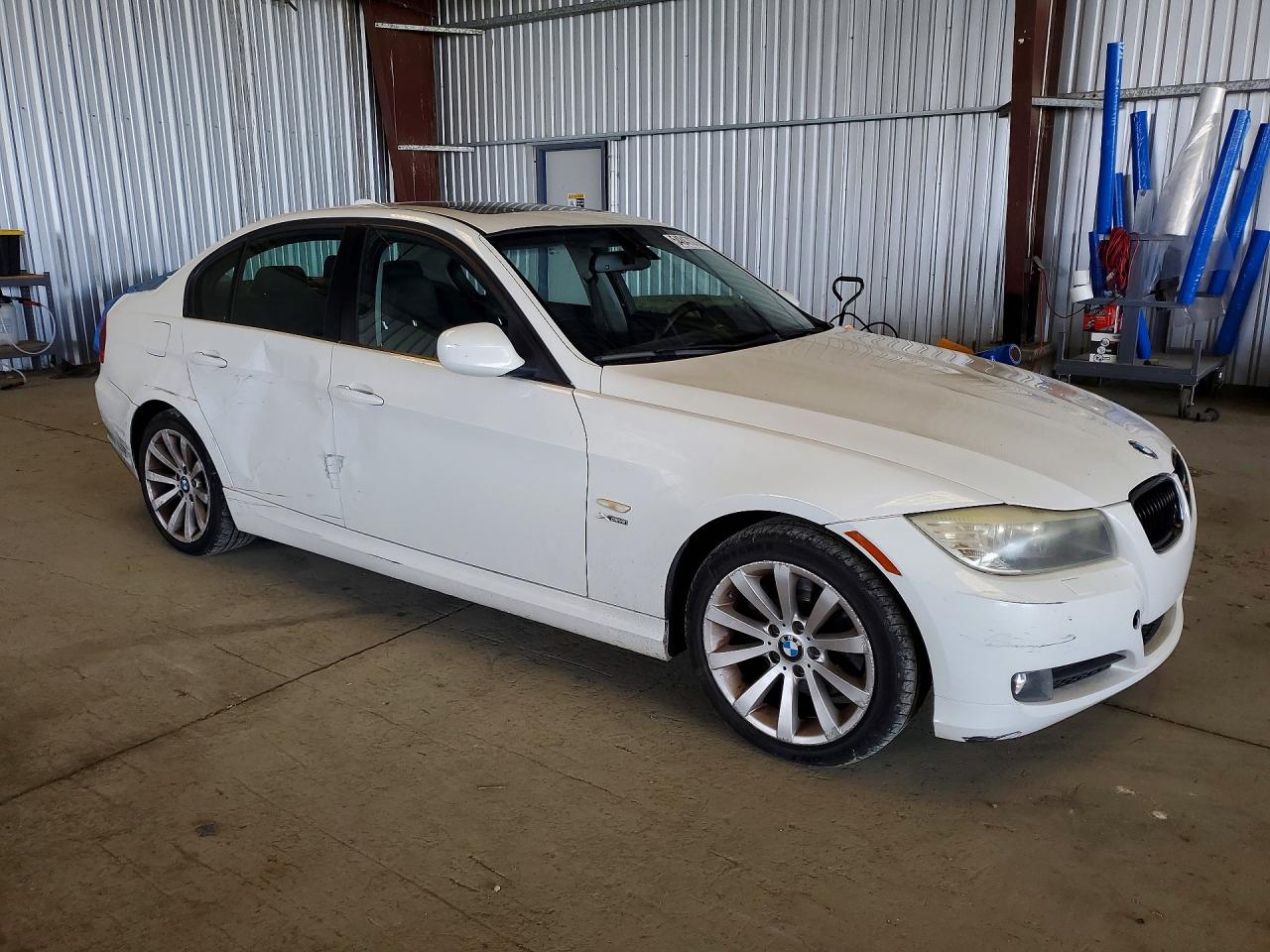 2010 Bmw 328 Xi White vin: WBAPK7C55AA458330