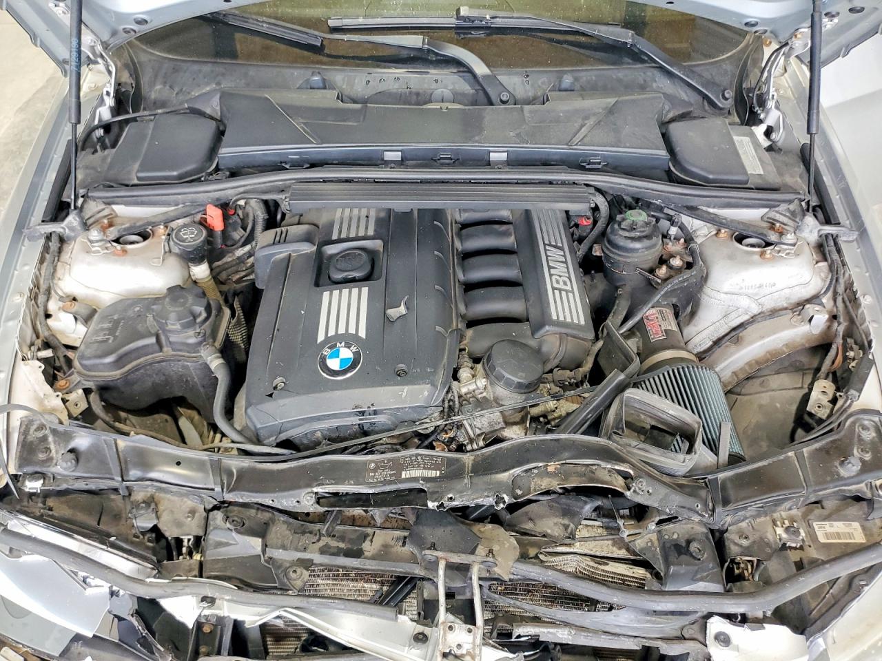 2010 Bmw 328 Xi Silver vin: WBAPK7C55AA461826