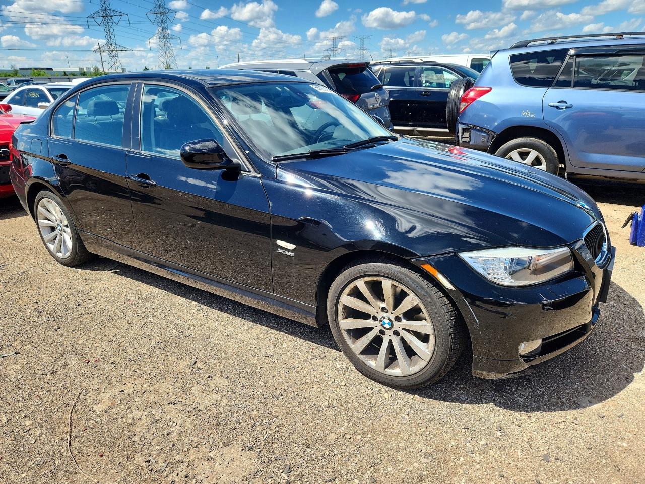 2011 Bmw 328 Xi Black vin: WBAPK7C55BF087898