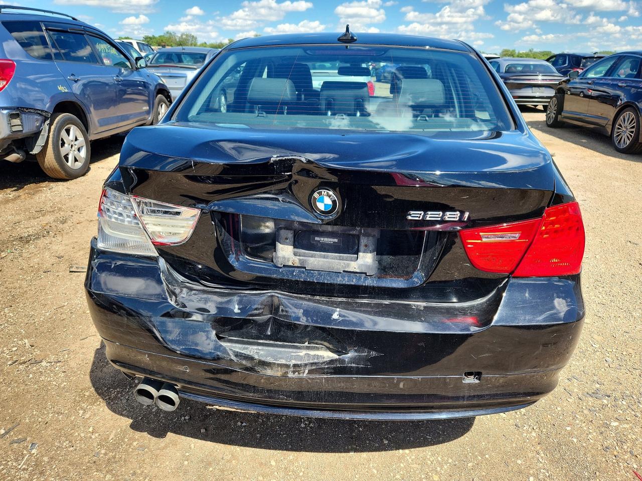 2011 Bmw 328 Xi Black vin: WBAPK7C55BF087898