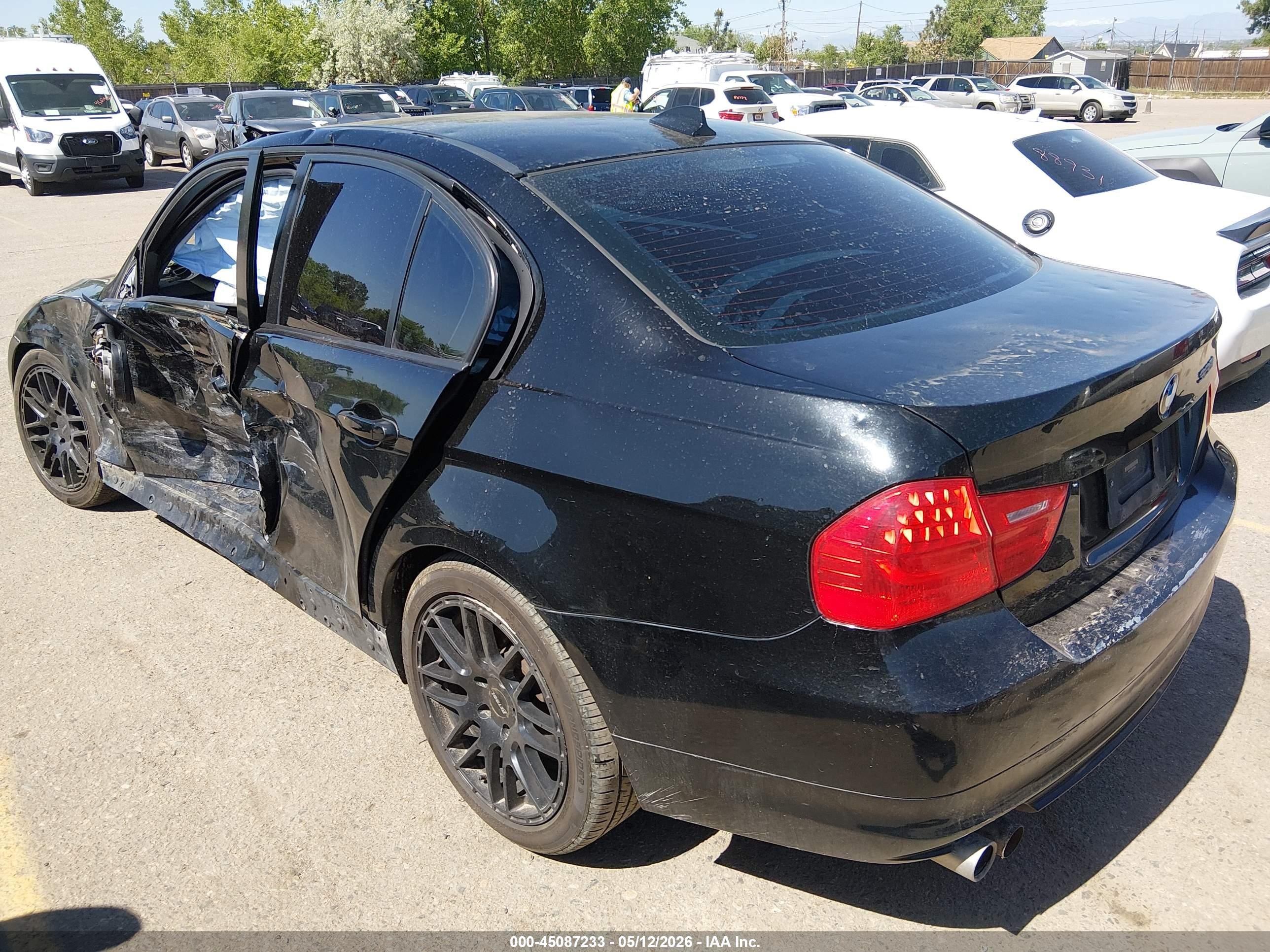 2011 Bmw 328i Xdrive Черный vin: WBAPK7C55BF195843