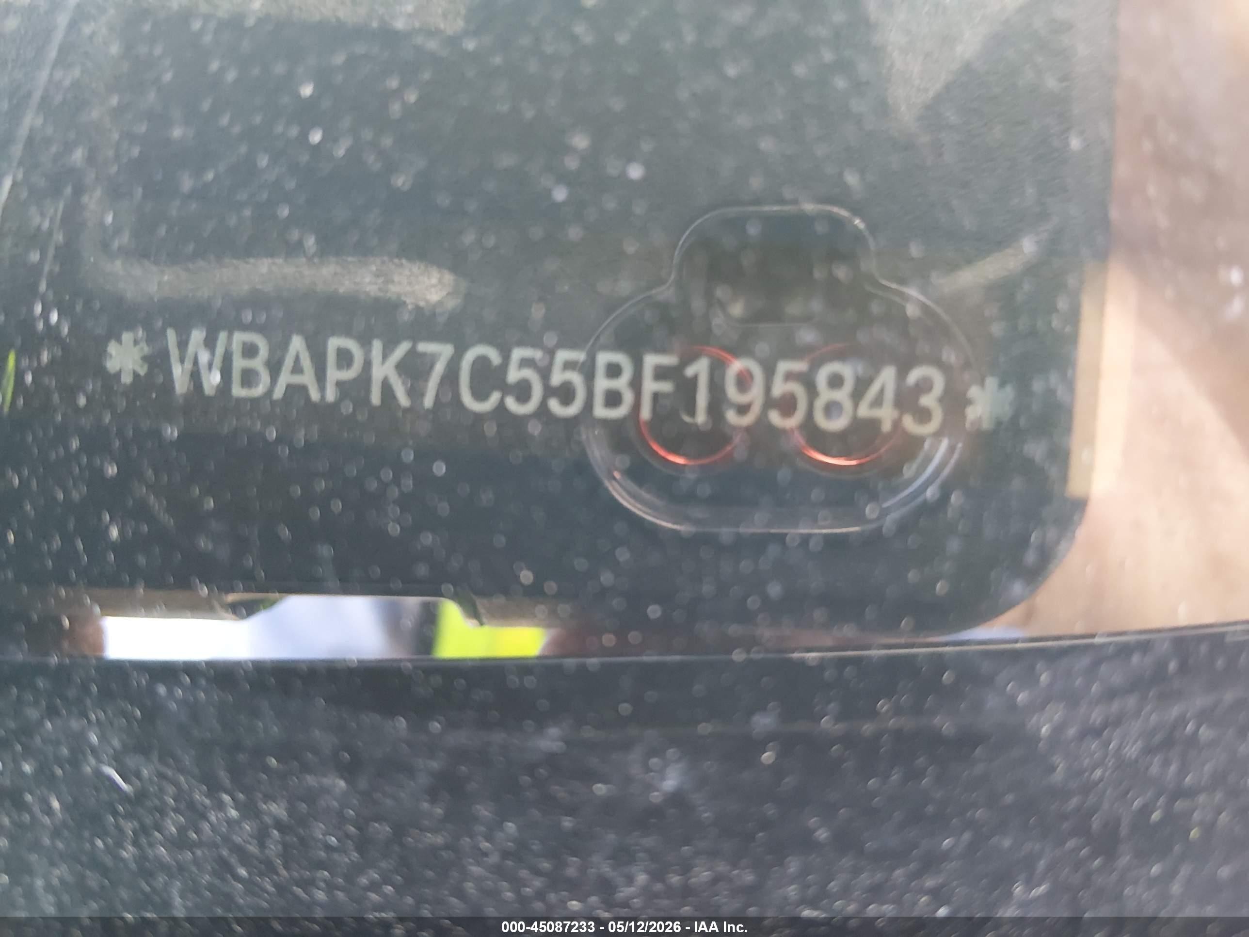 2011 Bmw 328i Xdrive Черный vin: WBAPK7C55BF195843
