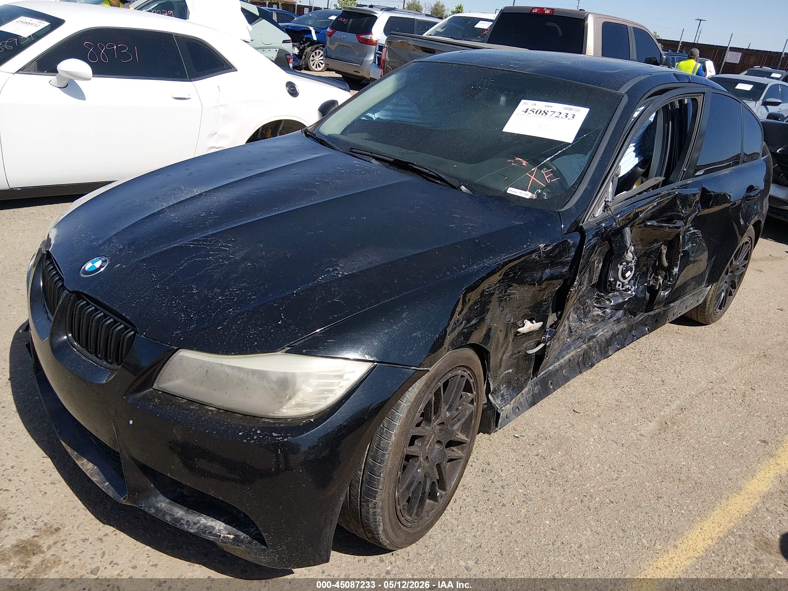 2011 Bmw 328i Xdrive Черный vin: WBAPK7C55BF195843