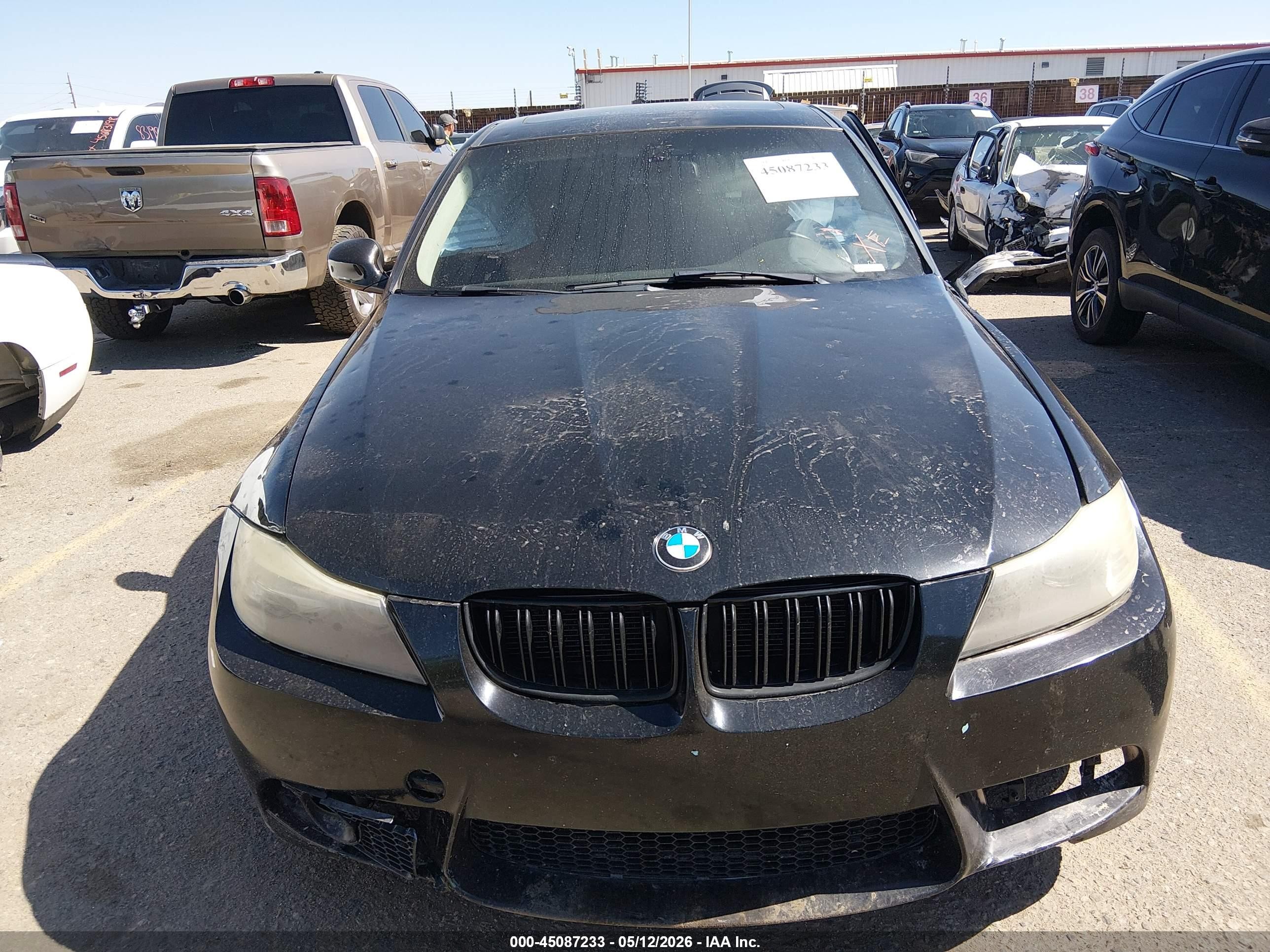 2011 Bmw 328i Xdrive Черный vin: WBAPK7C55BF195843