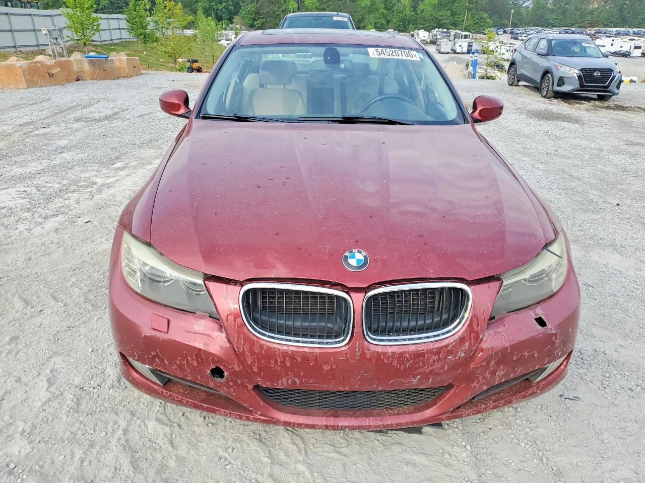 2011 Bmw 328 Xi Red vin: WBAPK7C55BF196149
