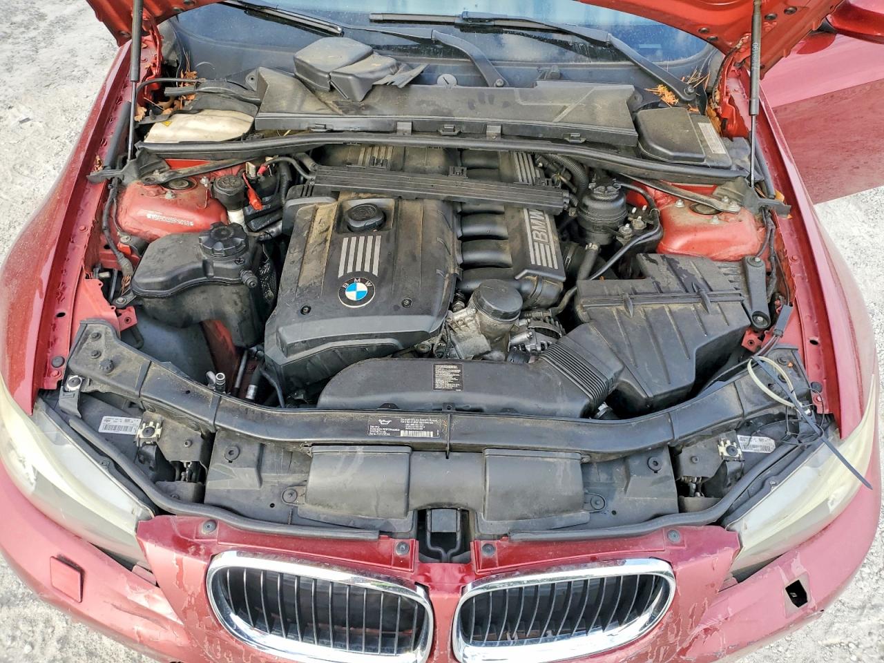 2011 Bmw 328 Xi Red vin: WBAPK7C55BF196149