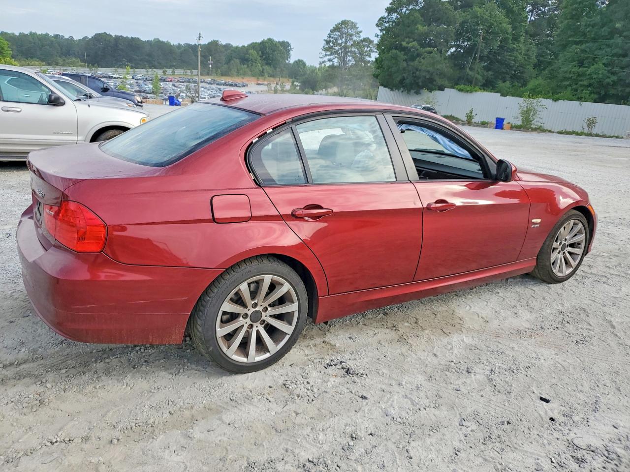 2011 Bmw 328 Xi Red vin: WBAPK7C55BF196149