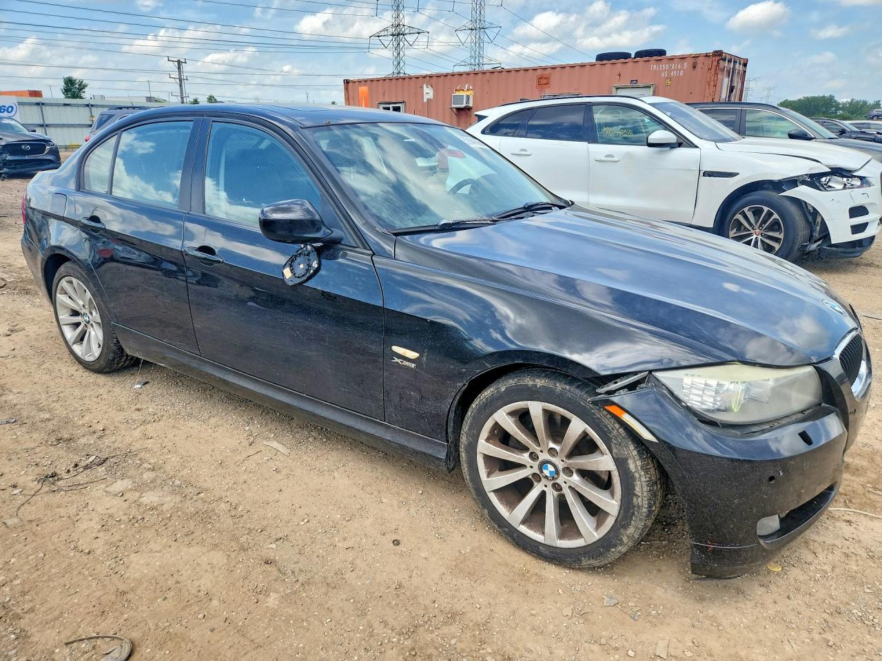 2011 Bmw 328 Xi Black vin: WBAPK7C56BA464090