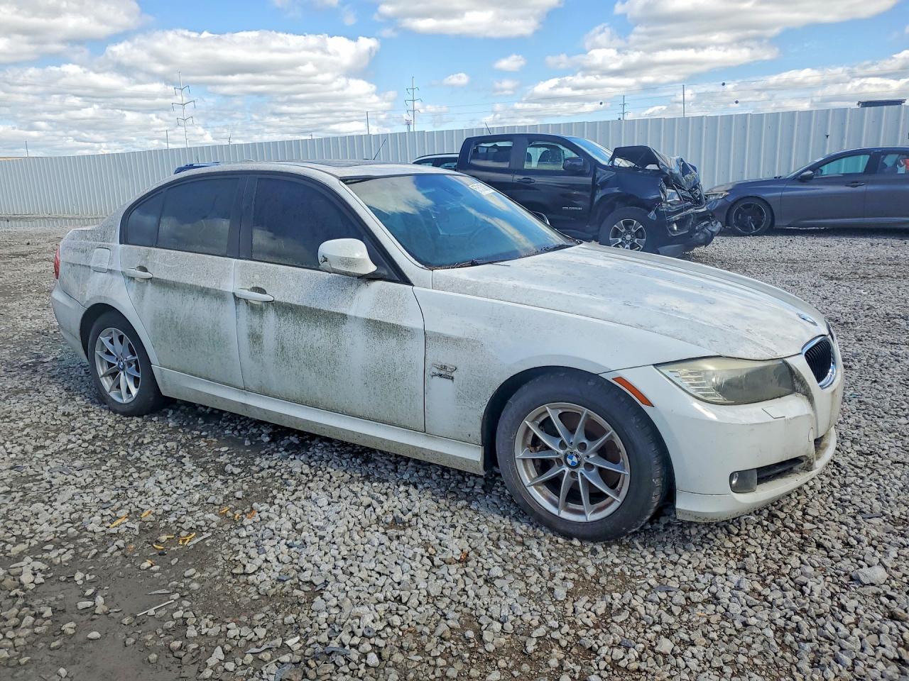 2010 Bmw 328 Xi White vin: WBAPK7C57AA461486