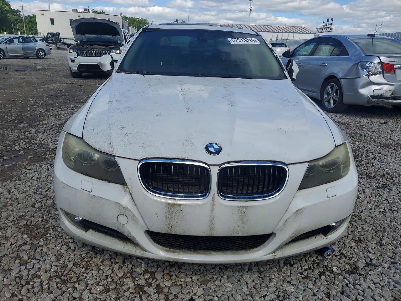 2010 Bmw 328 Xi White vin: WBAPK7C57AA461486