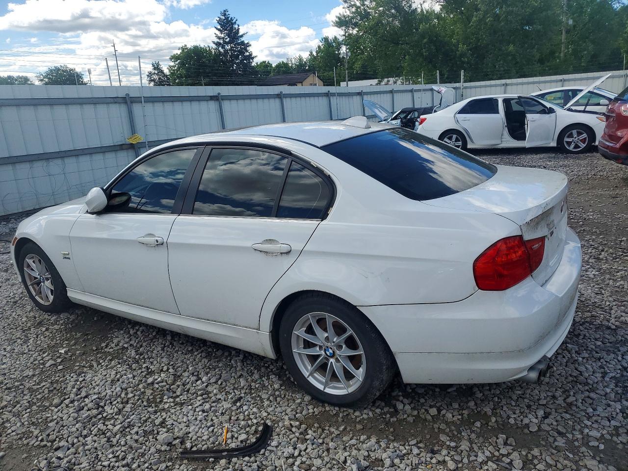 2010 Bmw 328 Xi White vin: WBAPK7C57AA461486