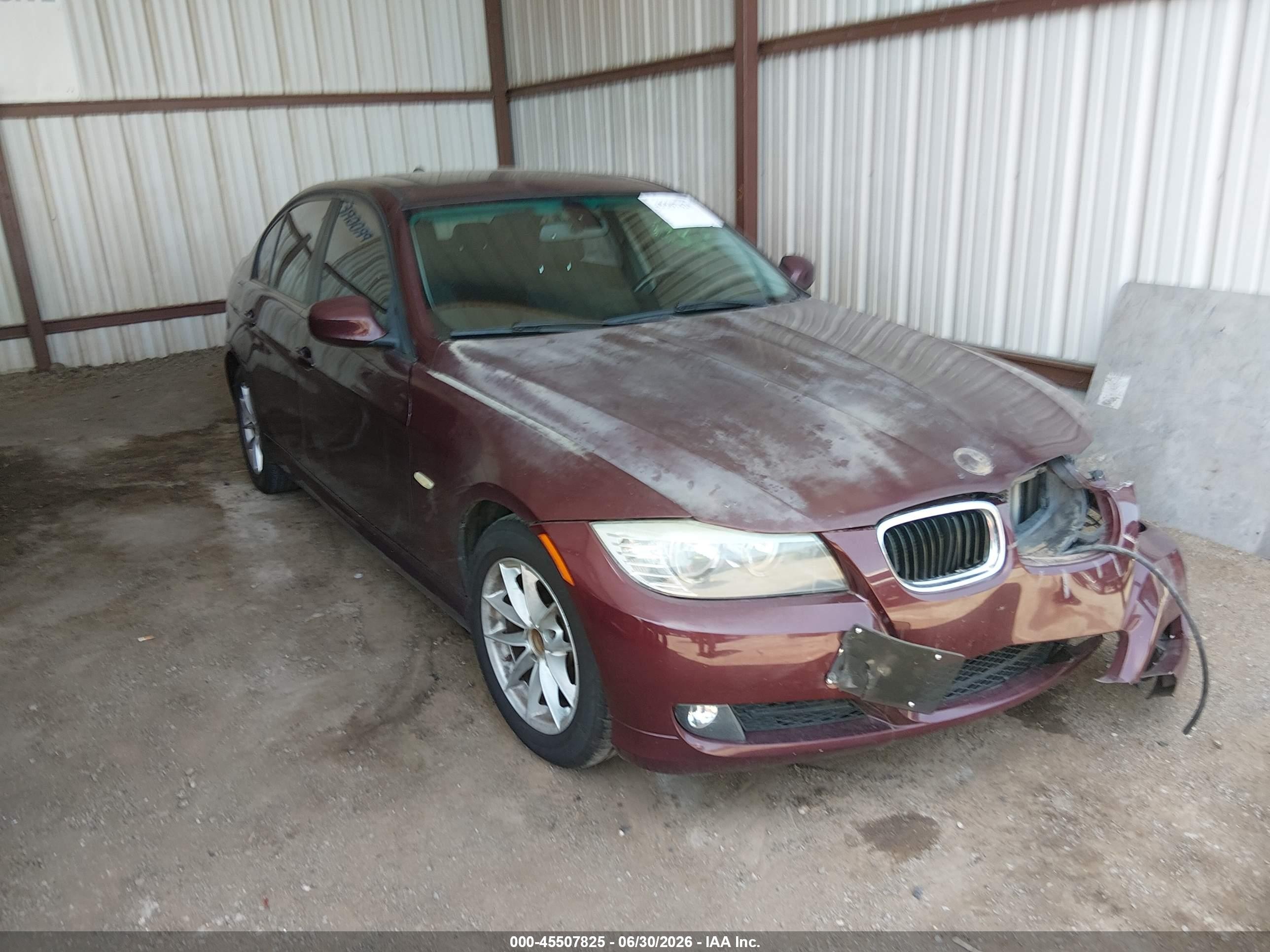 2010 Bmw 328i Xdrive Maroon vin: WBAPK7C57AA461942