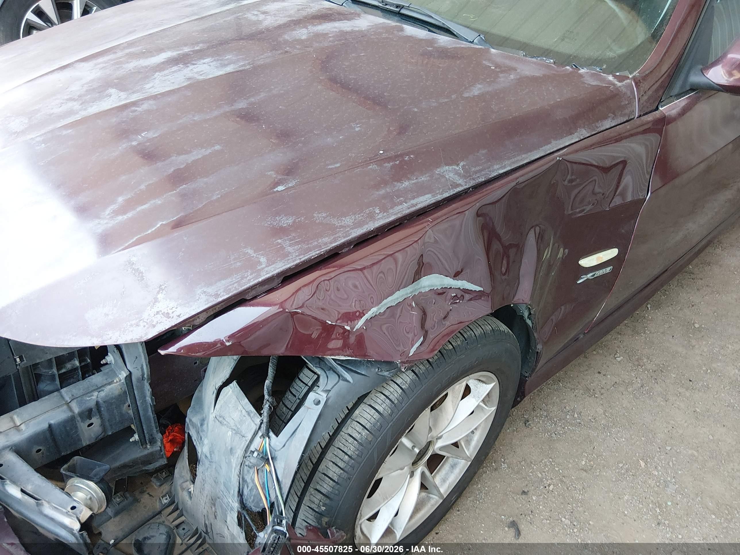 2010 Bmw 328i Xdrive Maroon vin: WBAPK7C57AA461942