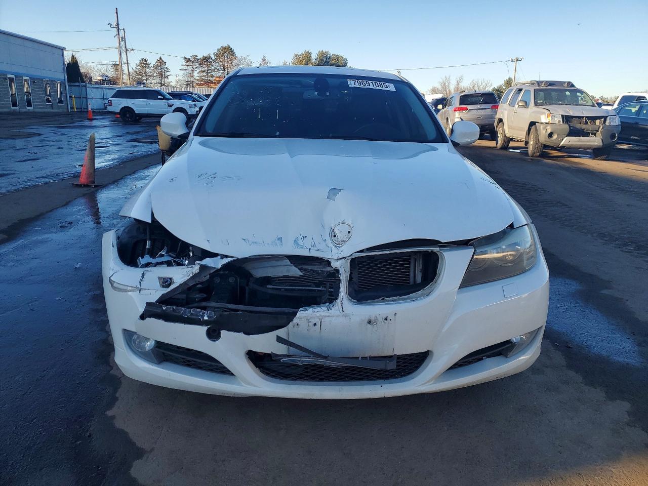 2011 Bmw 328 Xi White vin: WBAPK7C57BA817937