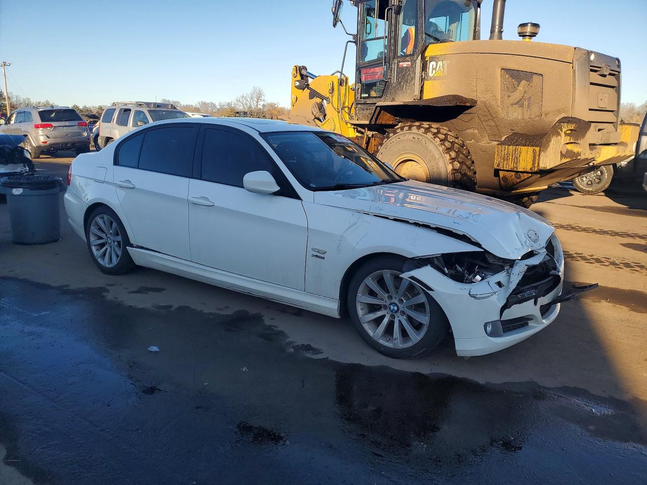 2011 Bmw 328 Xi White vin: WBAPK7C57BA817937