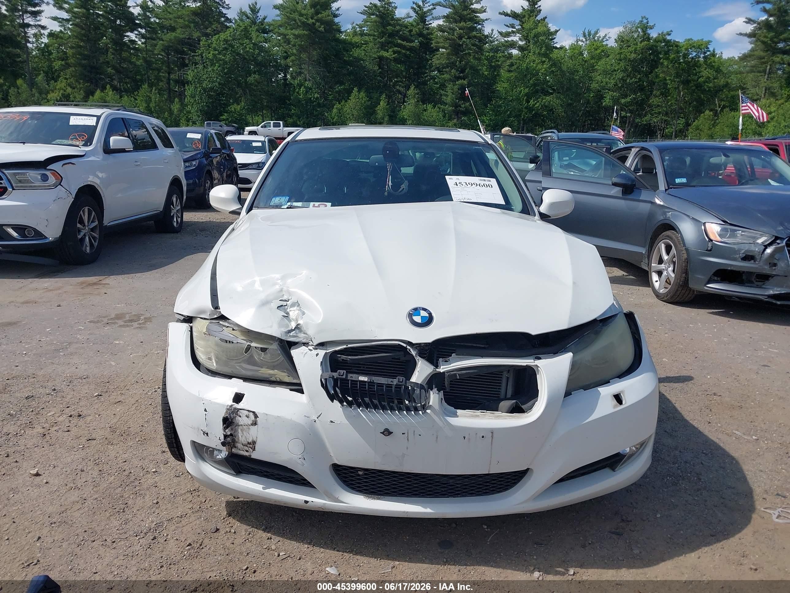 2011 Bmw 328i Xdrive White vin: WBAPK7C57BA820871