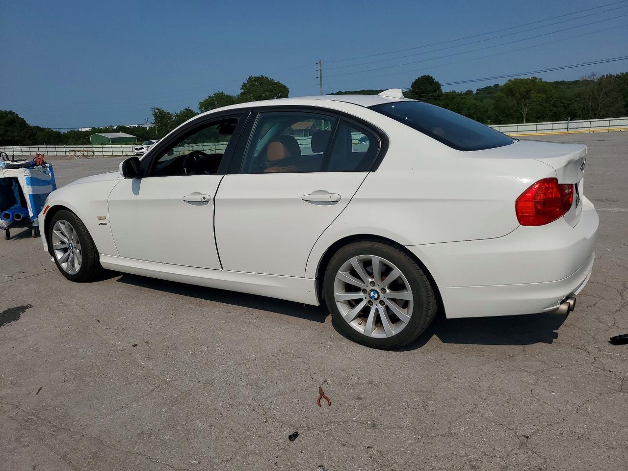 2011 Bmw 328 Xi White vin: WBAPK7C57BA821602