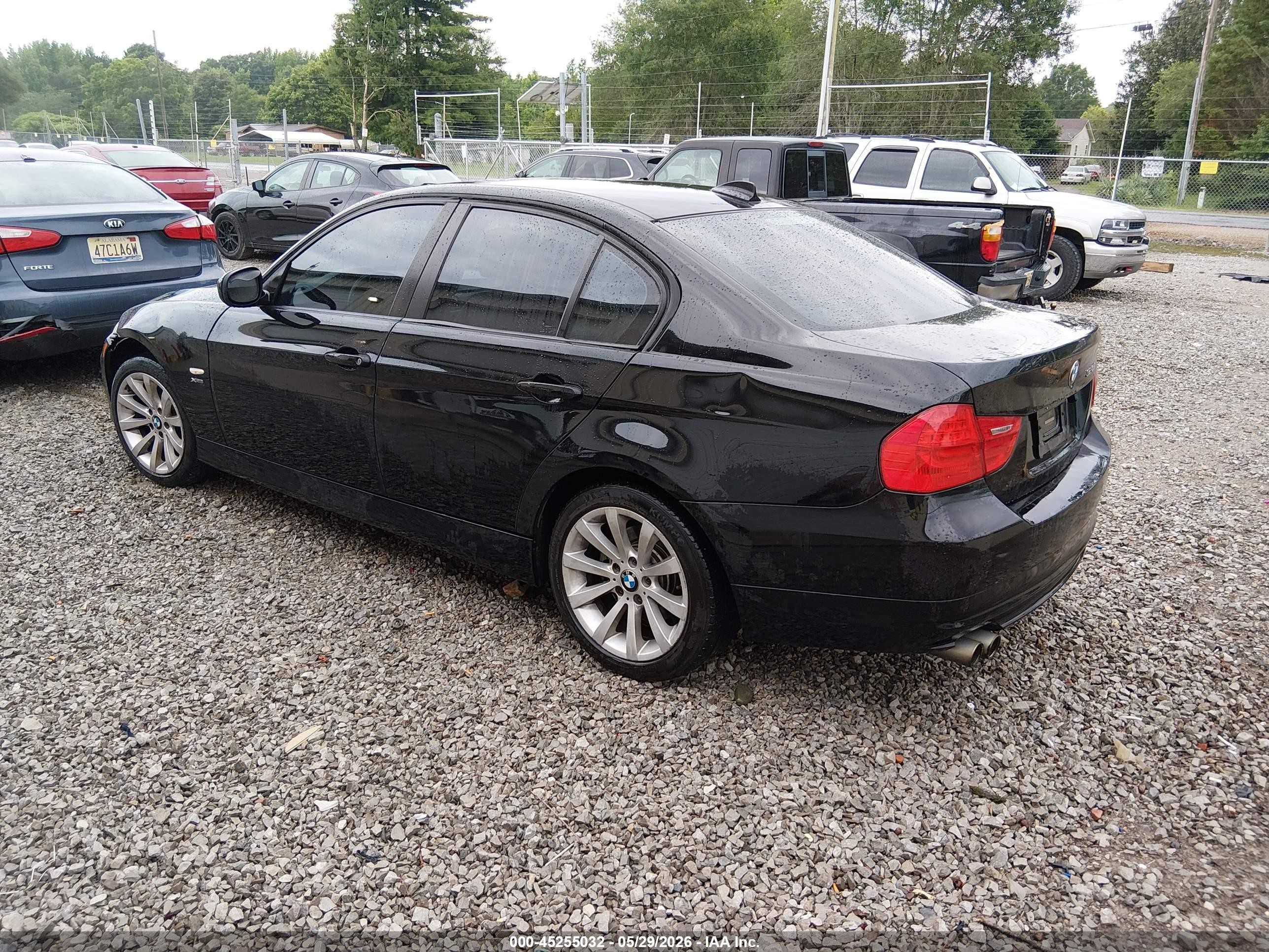 2011 Bmw 328i Xdrive Black vin: WBAPK7C57BA969894