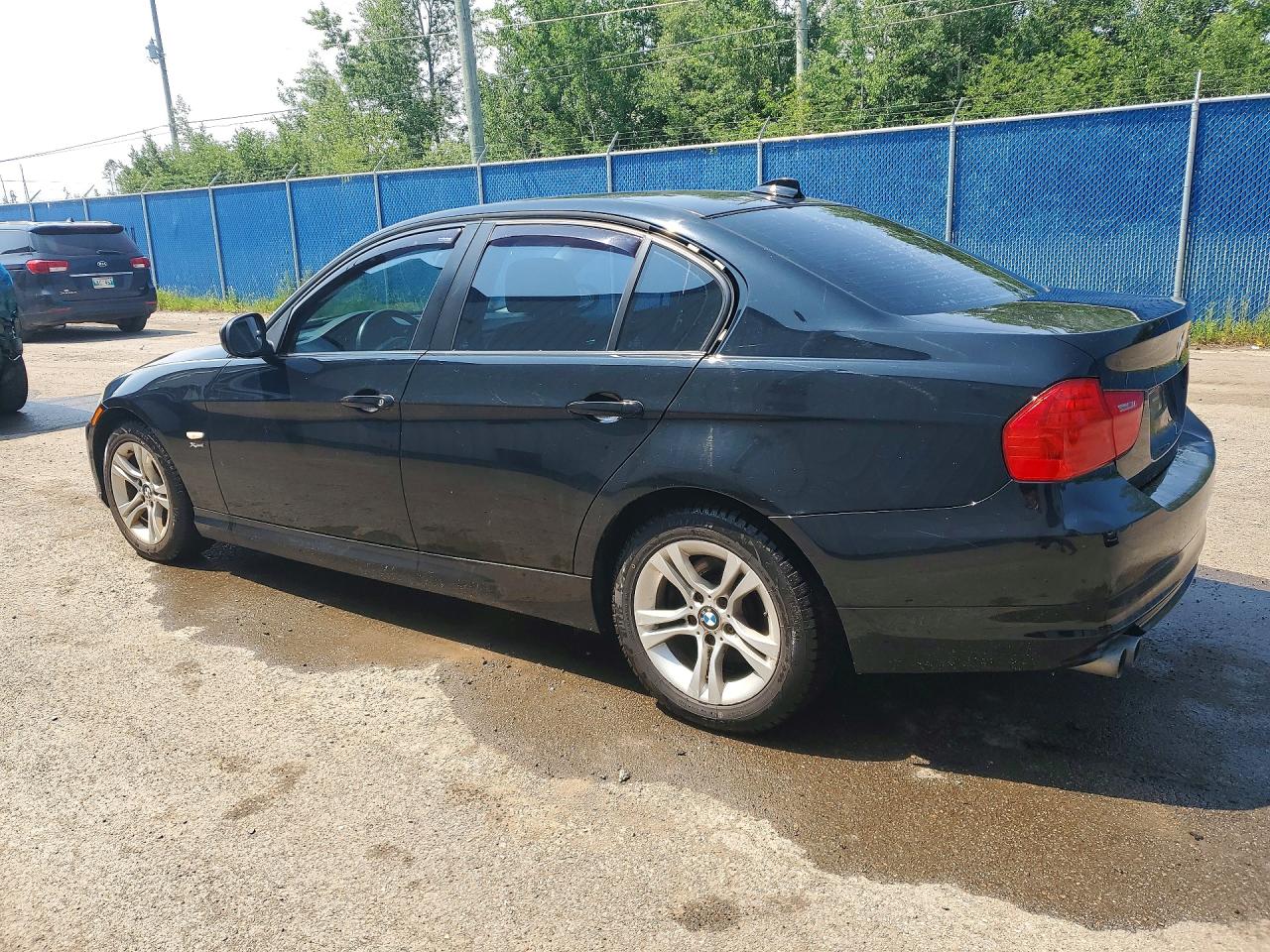 2011 Bmw 328 Xi Black vin: WBAPK7C57BA974030