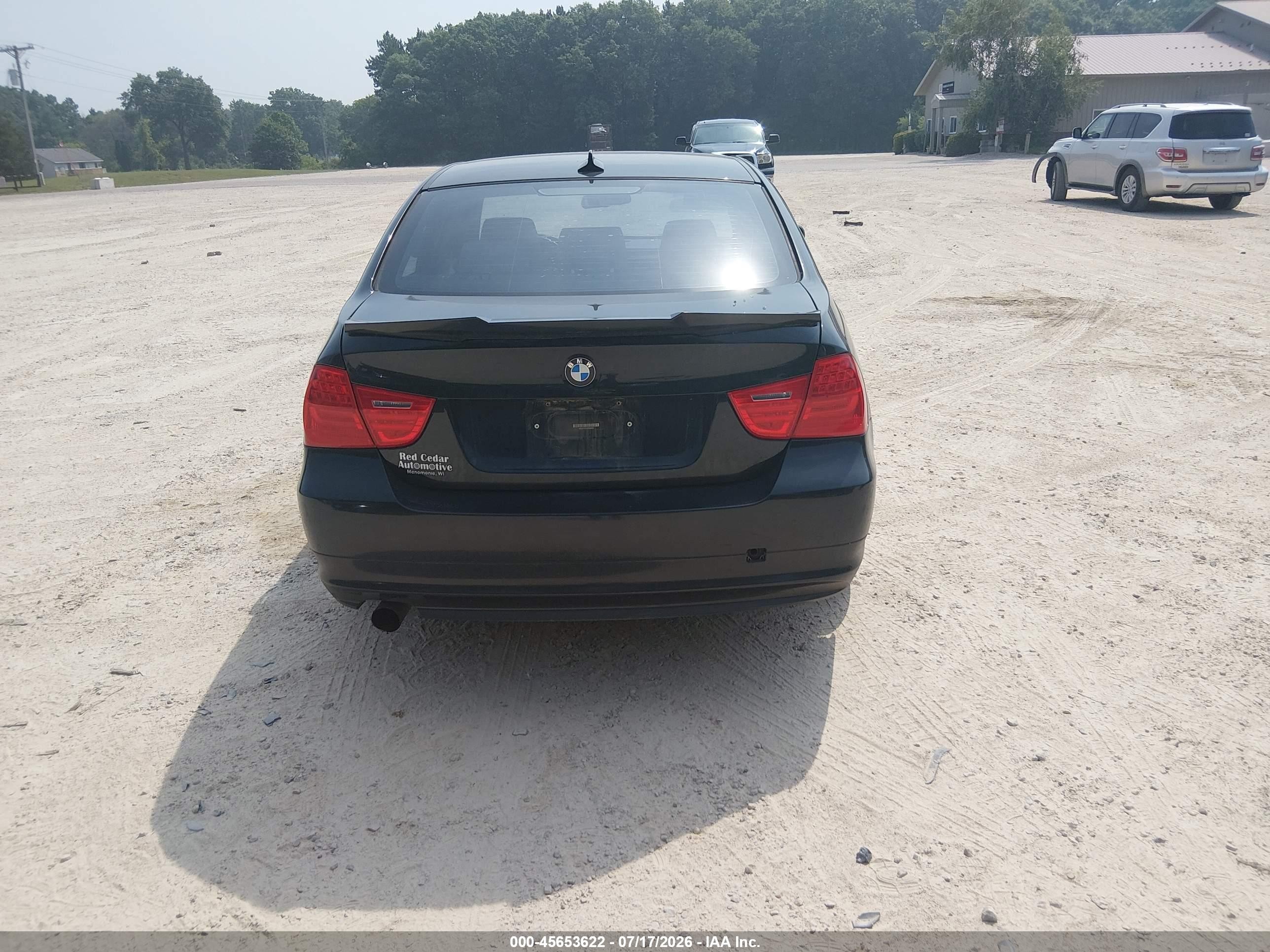 2011 Bmw 328i Xdrive Black vin: WBAPK7C57BF083531