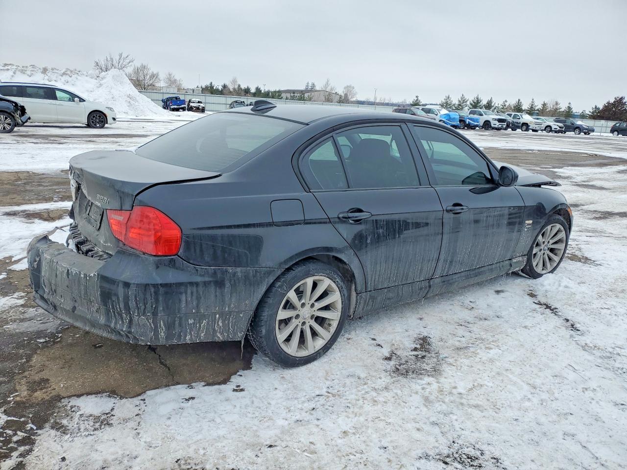 2011 Bmw 328 Xi Черный vin: WBAPK7C57BF083657