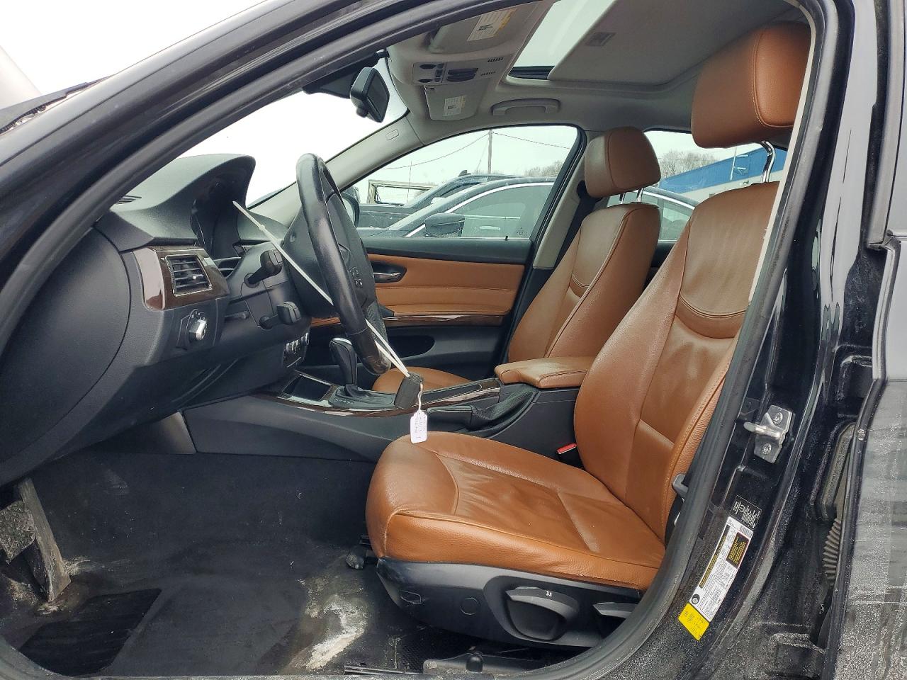 2011 Bmw 328 Xi Черный vin: WBAPK7C57BF083657