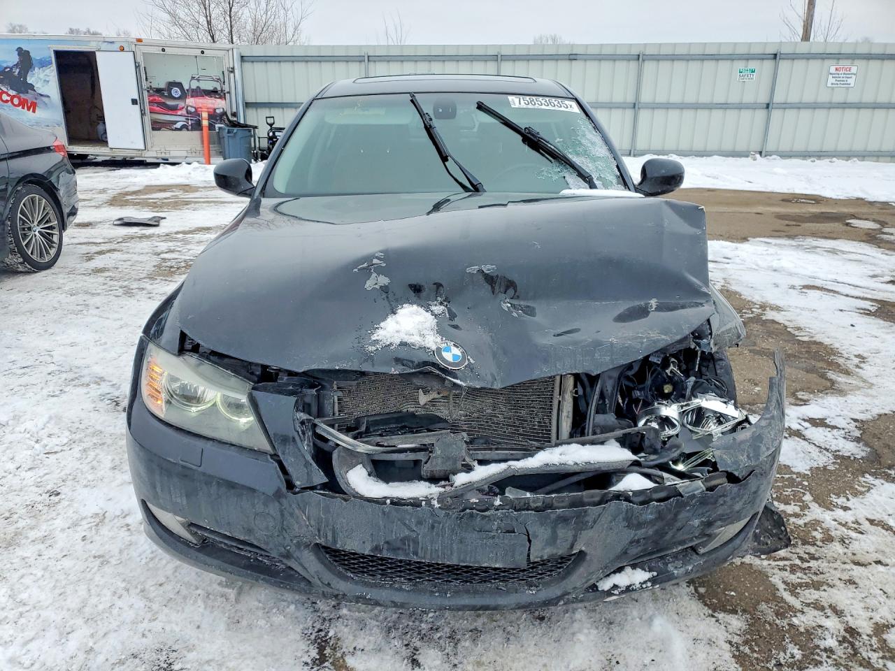 2011 Bmw 328 Xi Черный vin: WBAPK7C57BF083657