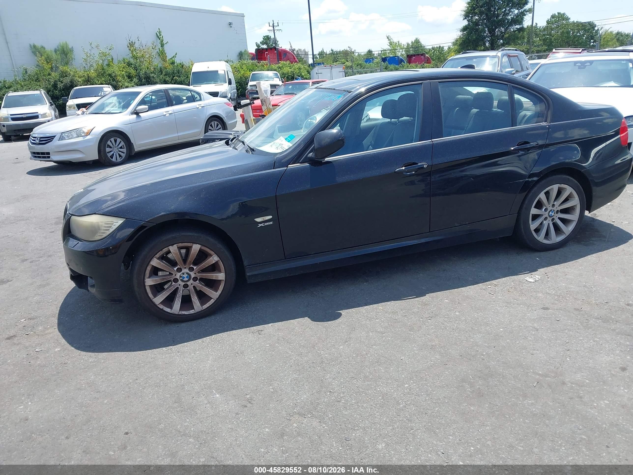 2011 Bmw 328i Xdrive Черный vin: WBAPK7C57BF086865