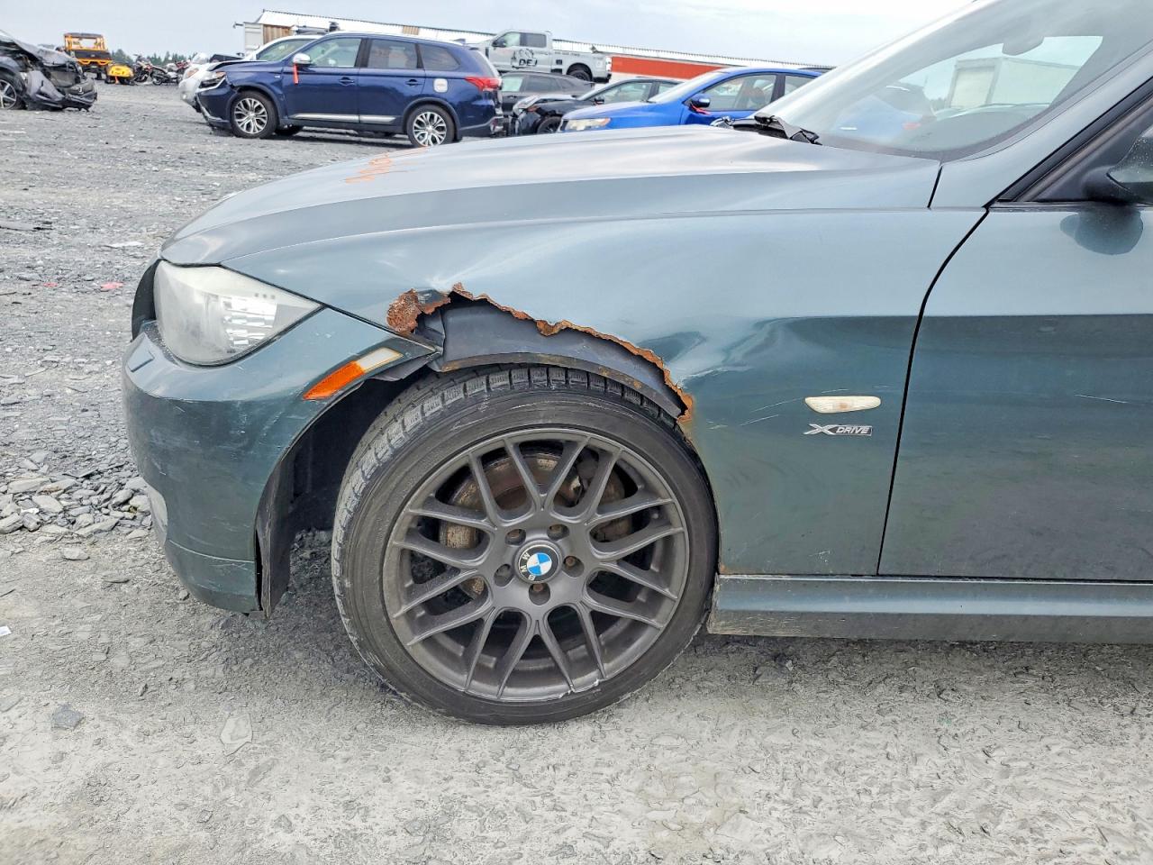 2010 Bmw 328 Xi Green vin: WBAPK7C58AA458340