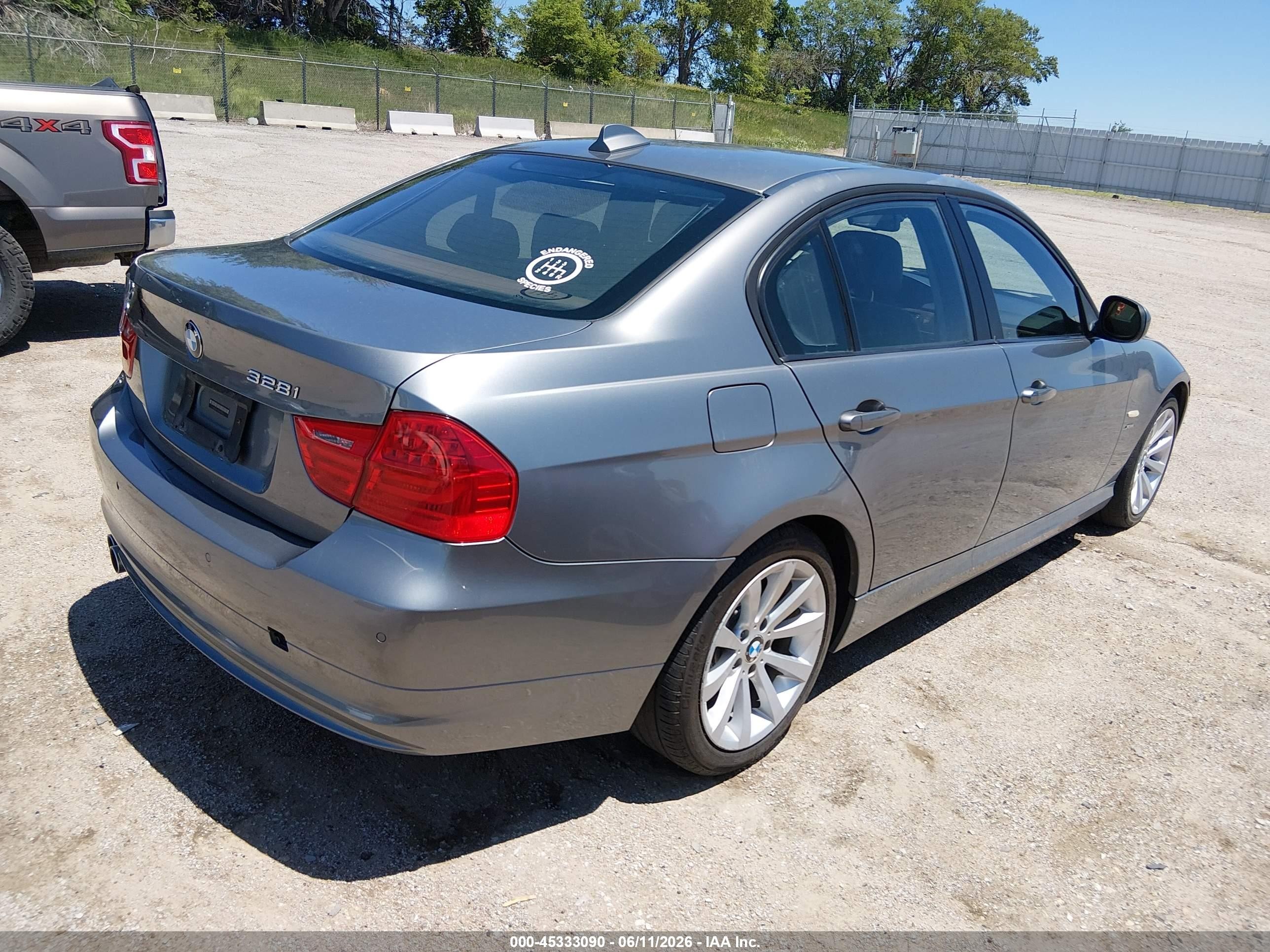 2011 Bmw 328i Xdrive Silver vin: WBAPK7C58BA771504