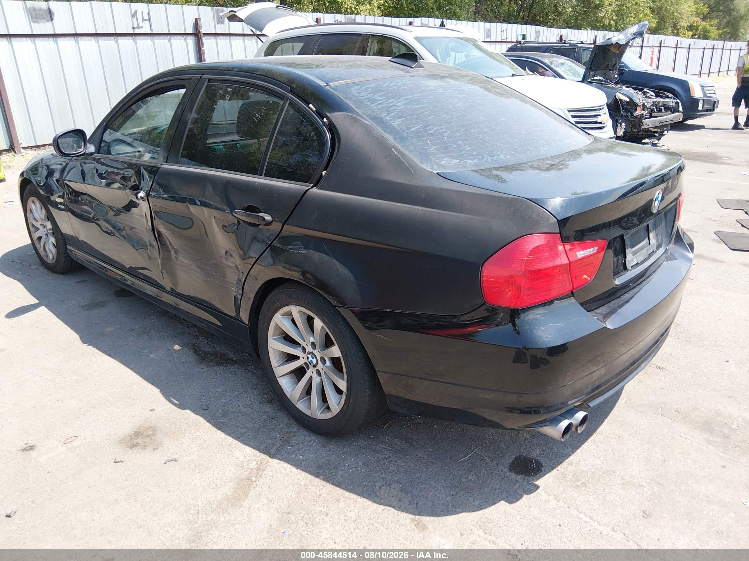2011 Bmw 328i Xdrive Black vin: WBAPK7C58BA971086