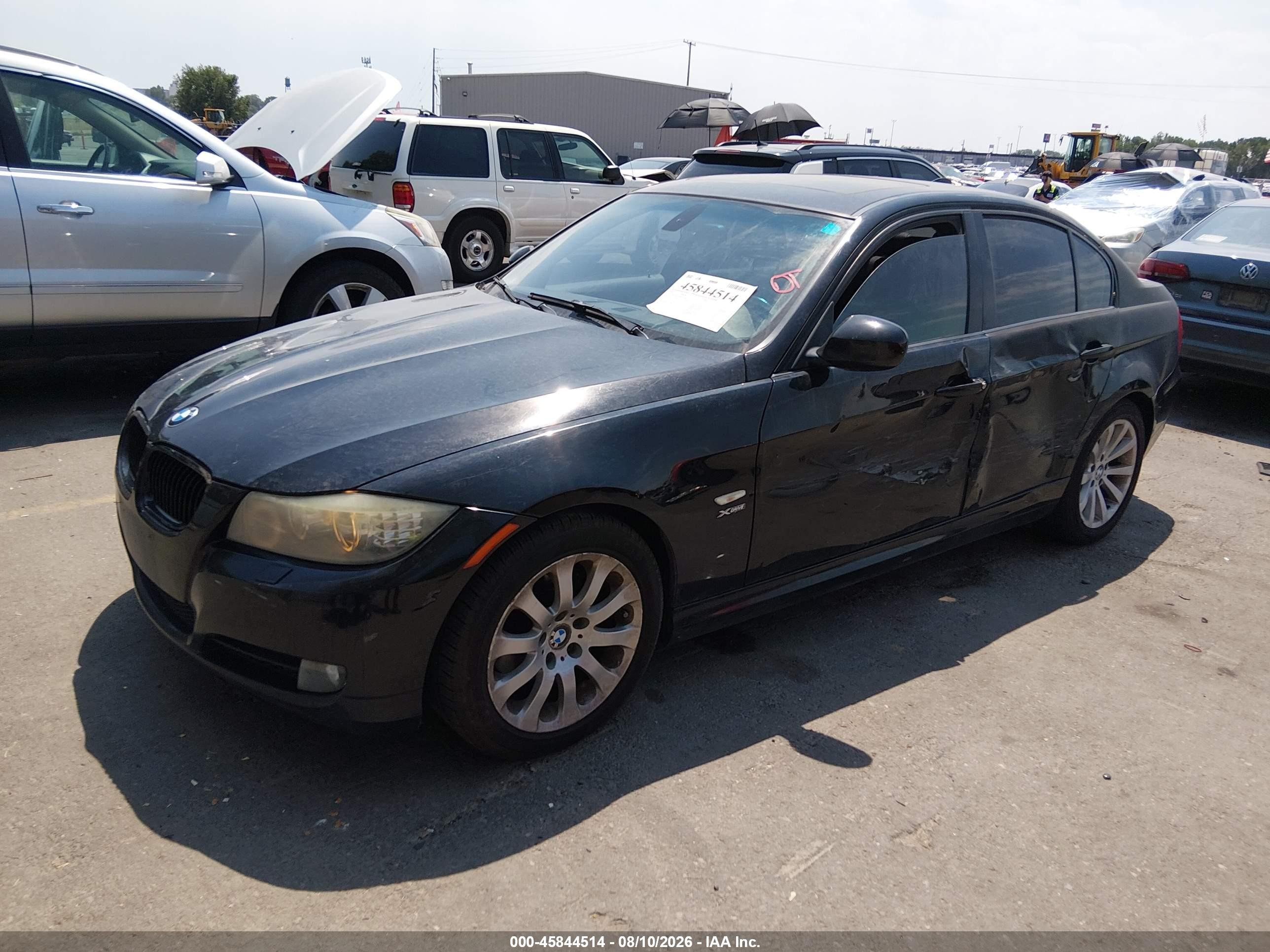 2011 Bmw 328i Xdrive Black vin: WBAPK7C58BA971086