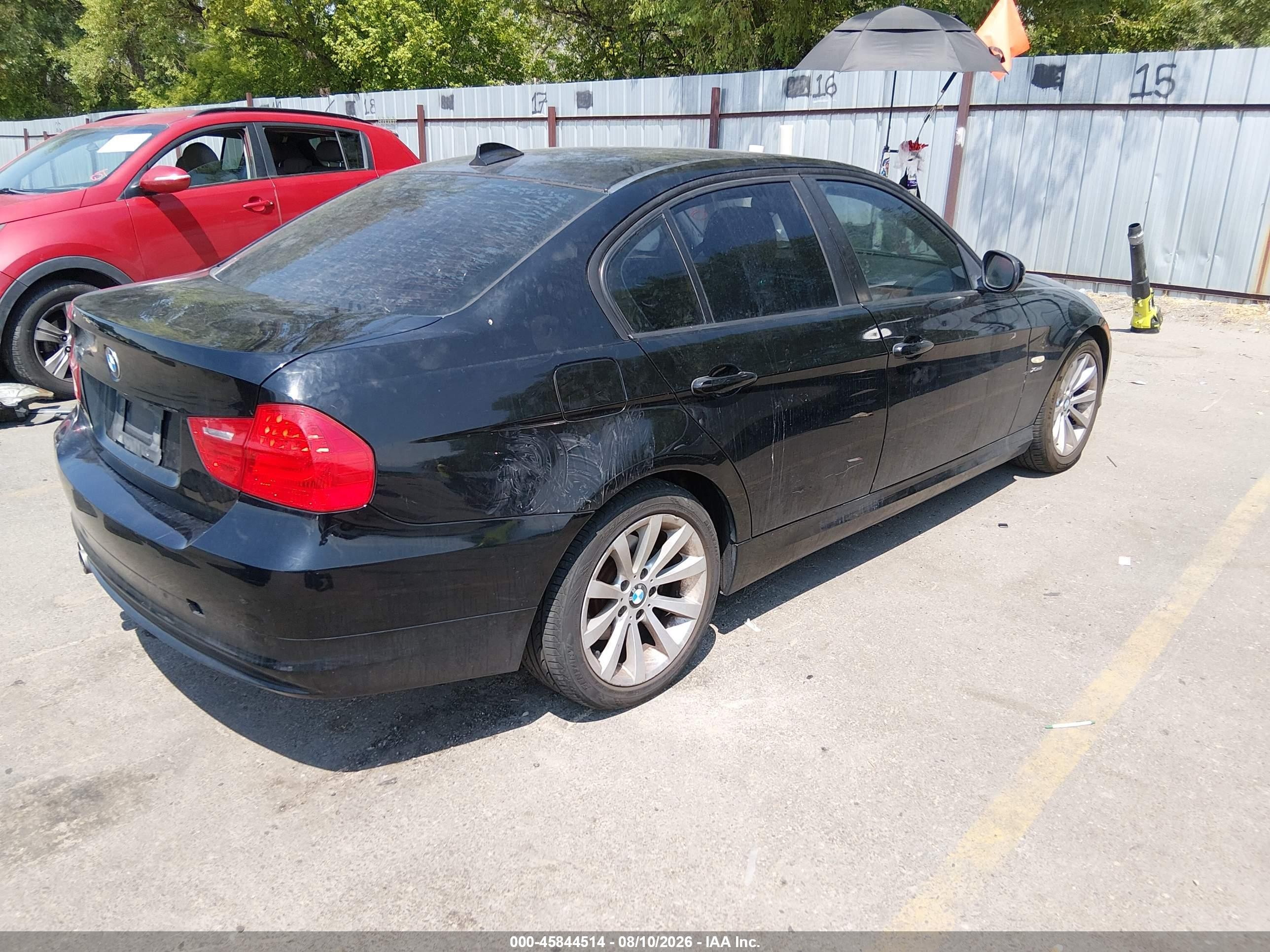 2011 Bmw 328i Xdrive Black vin: WBAPK7C58BA971086