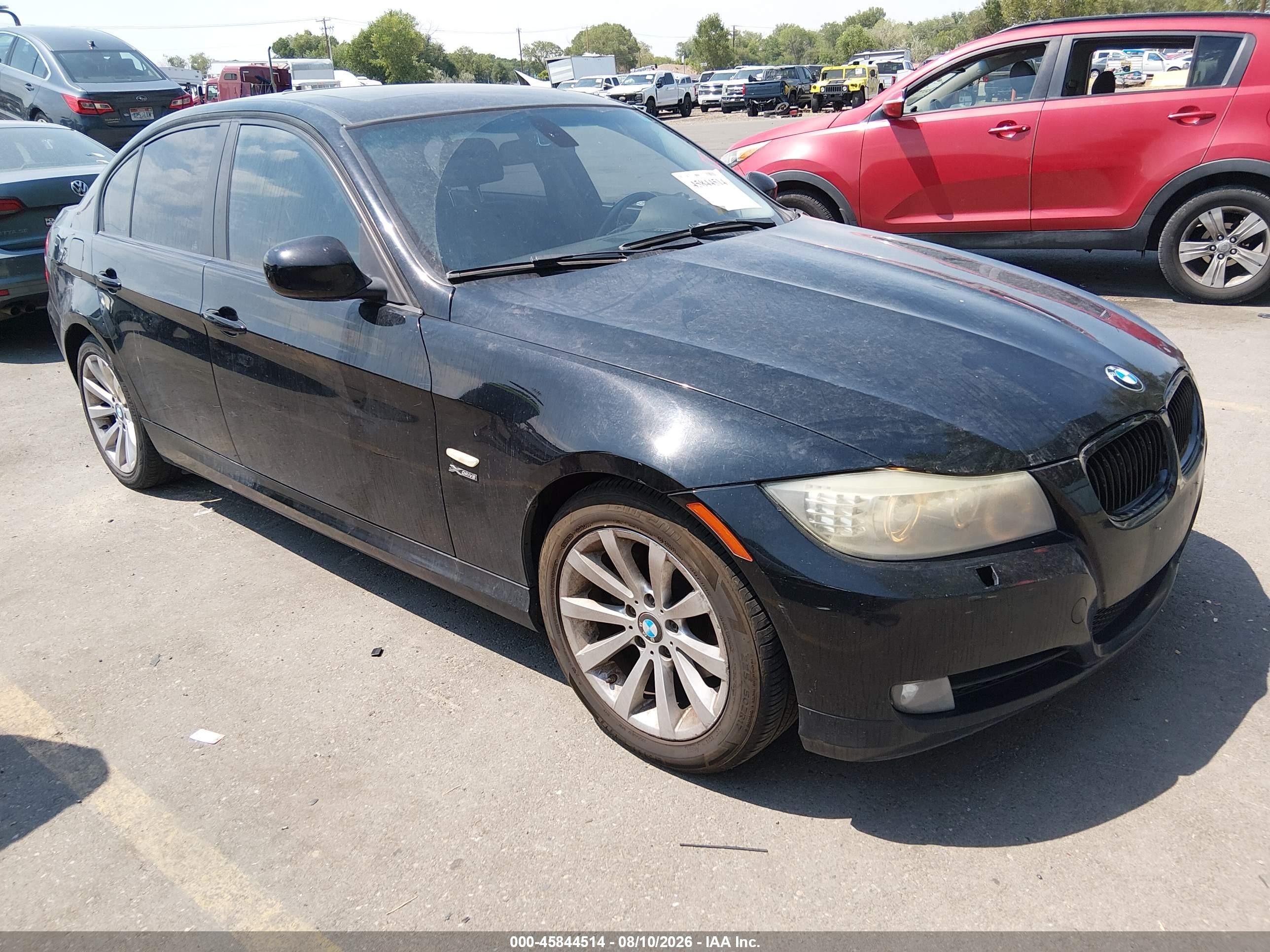 2011 Bmw 328i Xdrive Black vin: WBAPK7C58BA971086