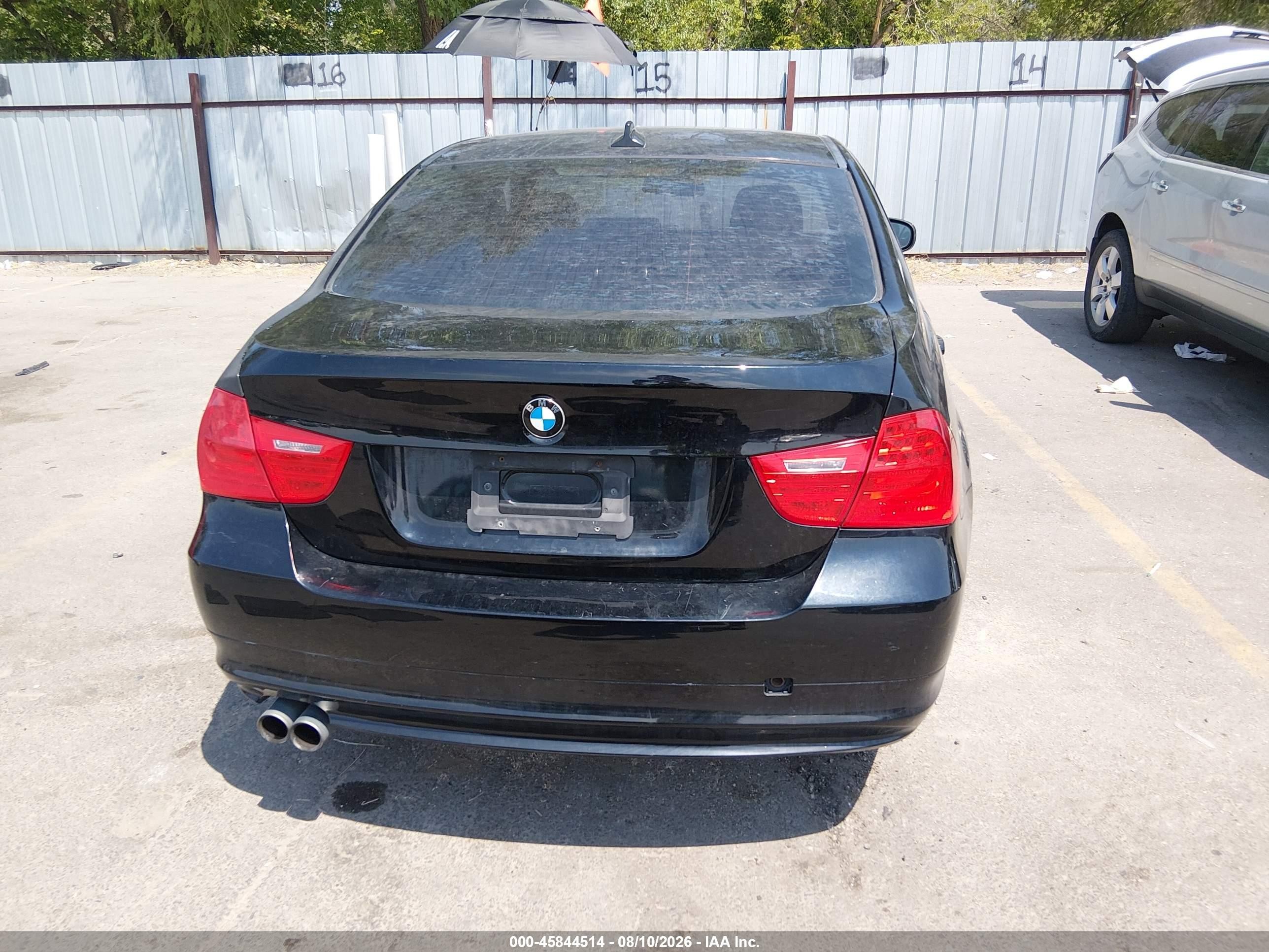 2011 Bmw 328i Xdrive Black vin: WBAPK7C58BA971086