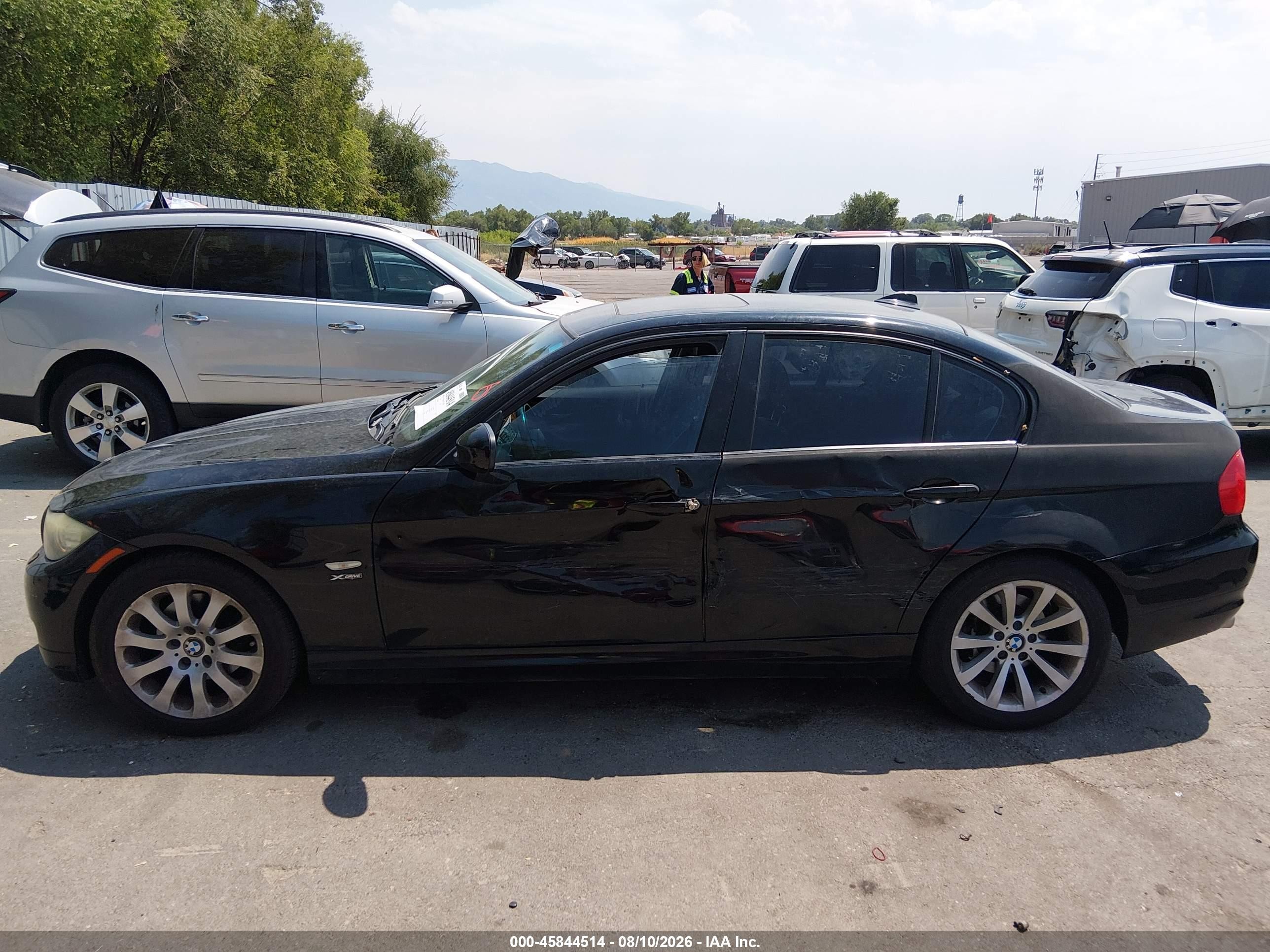 2011 Bmw 328i Xdrive Black vin: WBAPK7C58BA971086