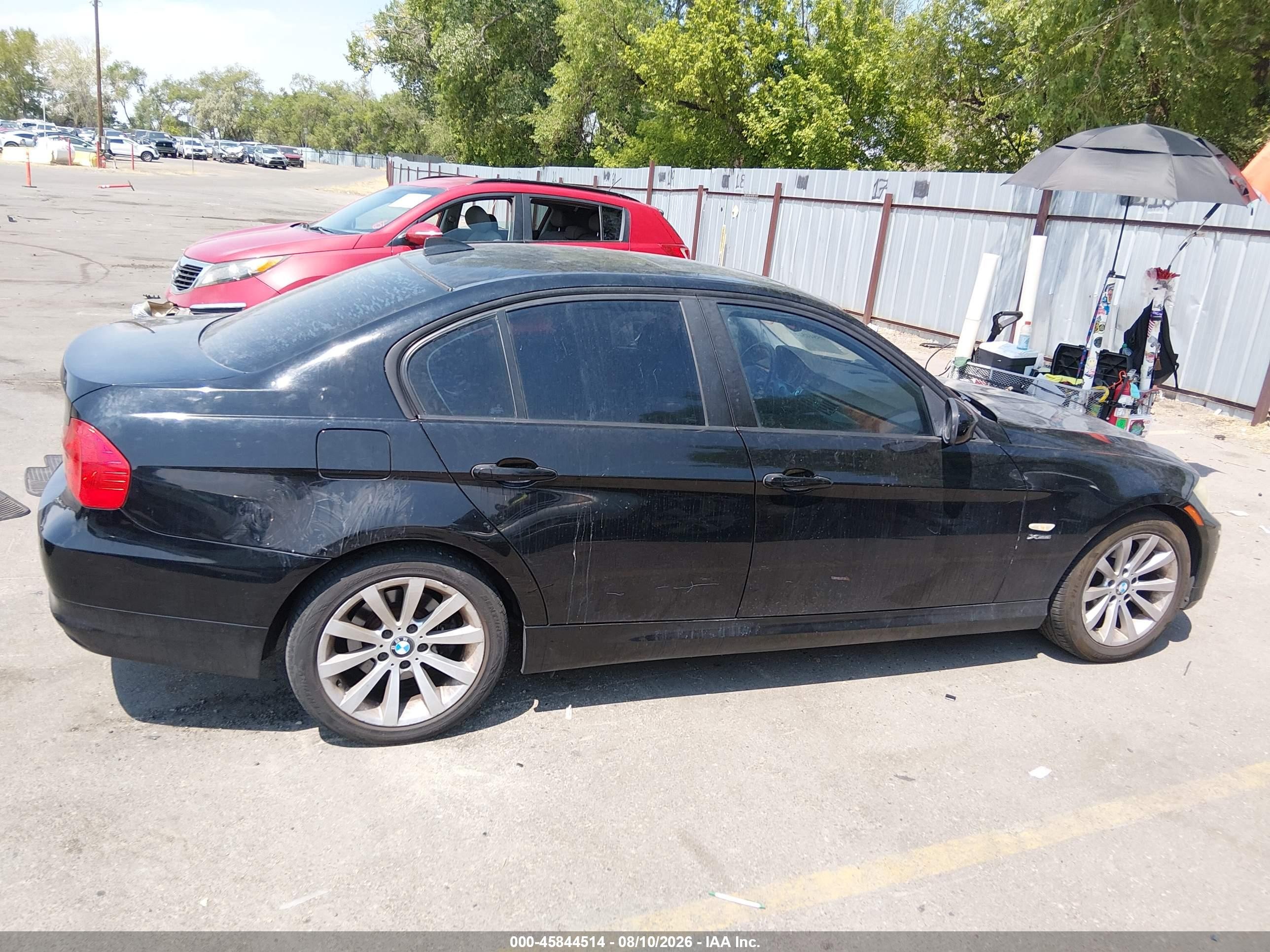 2011 Bmw 328i Xdrive Black vin: WBAPK7C58BA971086