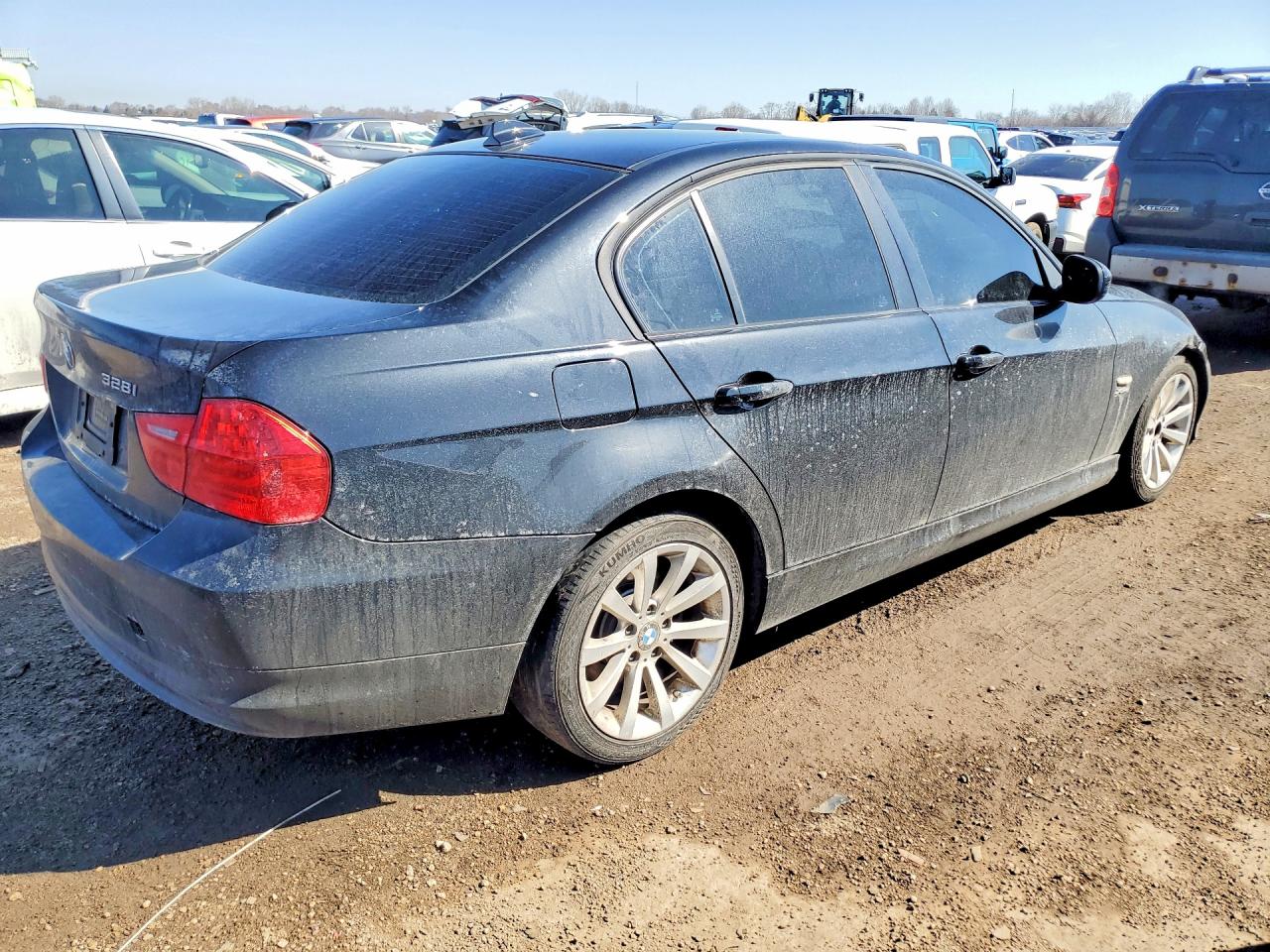 2011 Bmw 328 Xi Black vin: WBAPK7C58BF082274