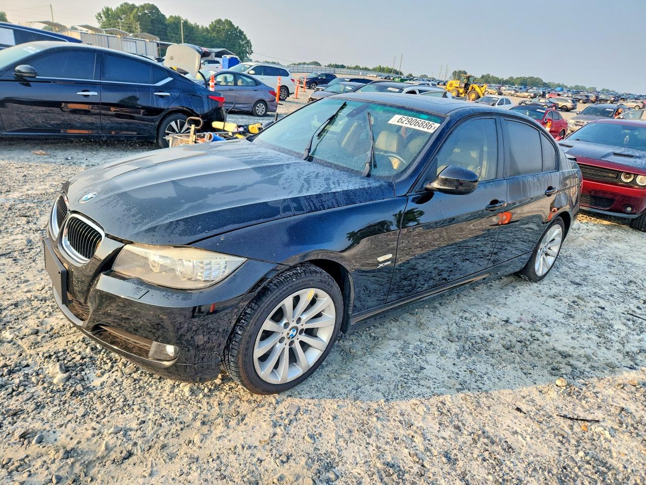 2011 Bmw 328 Xi Black vin: WBAPK7C58BF196744