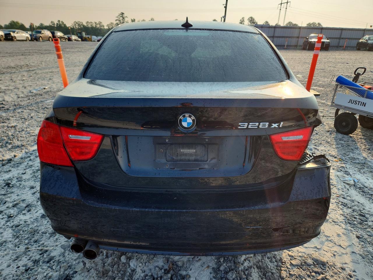 2011 Bmw 328 Xi Black vin: WBAPK7C58BF196744