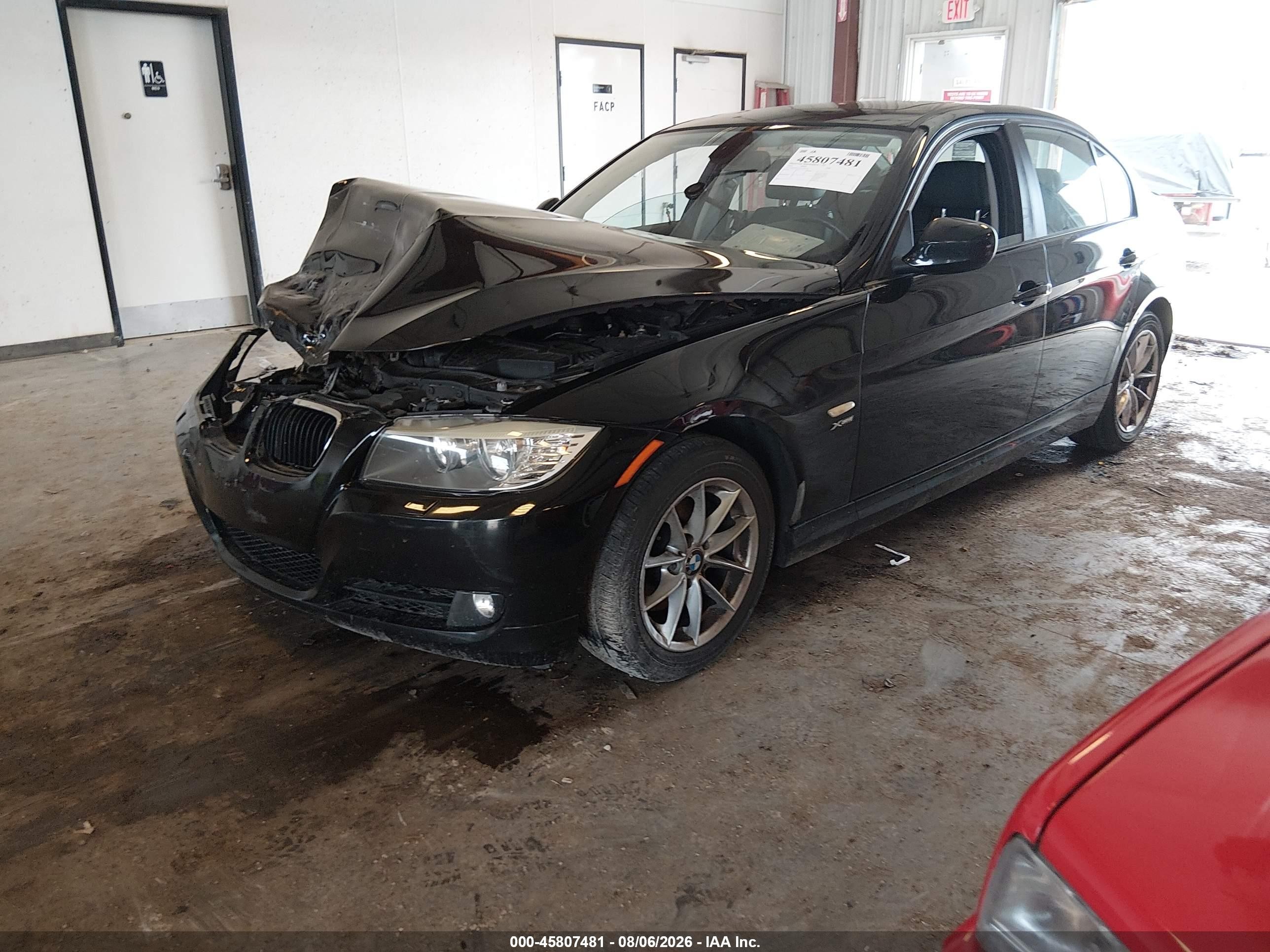 2010 Bmw 328i Xdrive Черный vin: WBAPK7C59AA459769