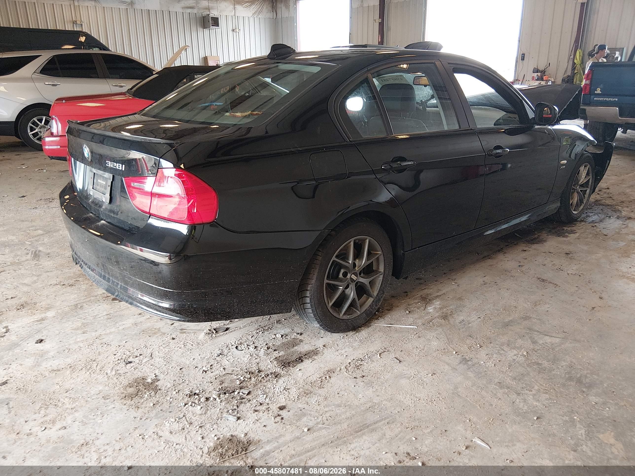2010 Bmw 328i Xdrive Черный vin: WBAPK7C59AA459769