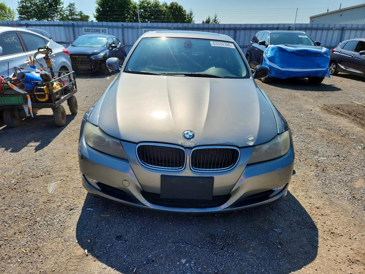 2011 Bmw 328 Xi Gray vin: WBAPK7C59BA821939
