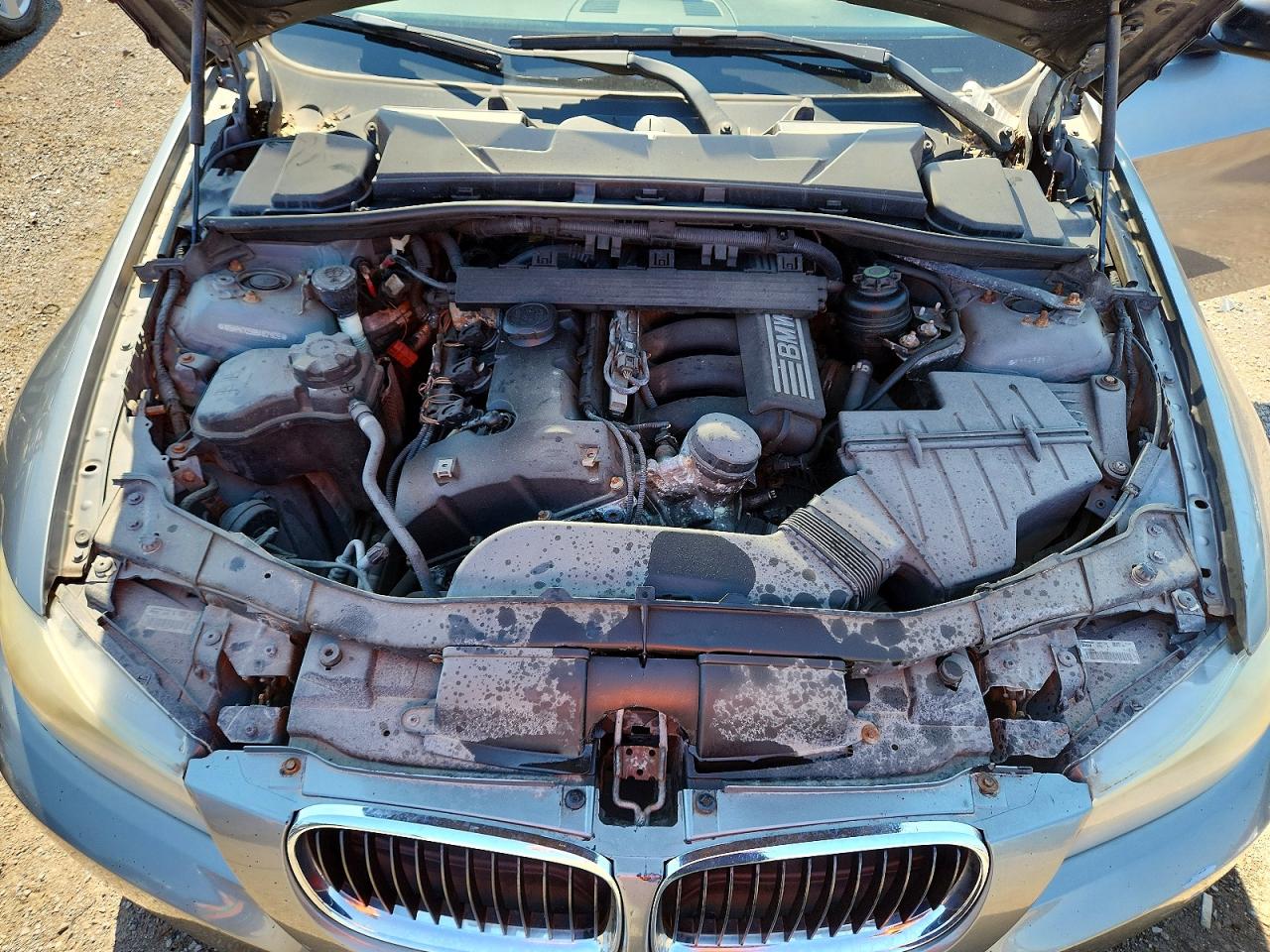 2011 Bmw 328 Xi Gray vin: WBAPK7C59BA821939