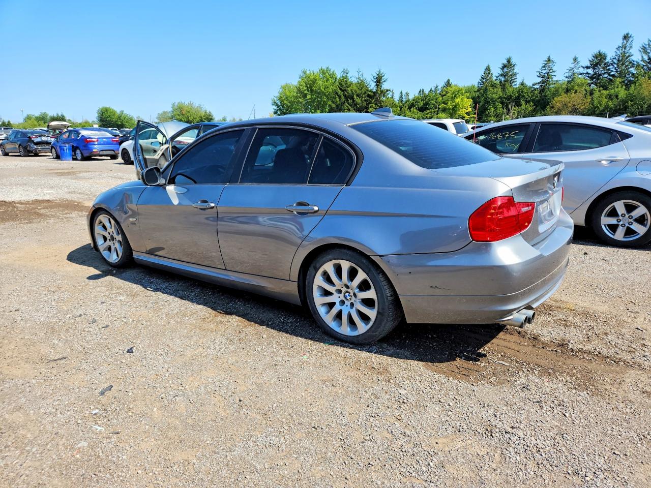 2011 Bmw 328 Xi Gray vin: WBAPK7C59BA821939