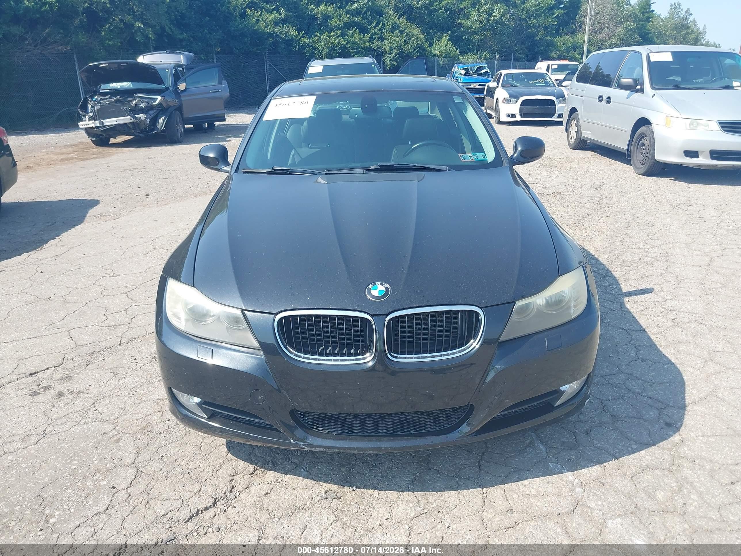2011 Bmw 328i Xdrive Black vin: WBAPK7C59BA971310